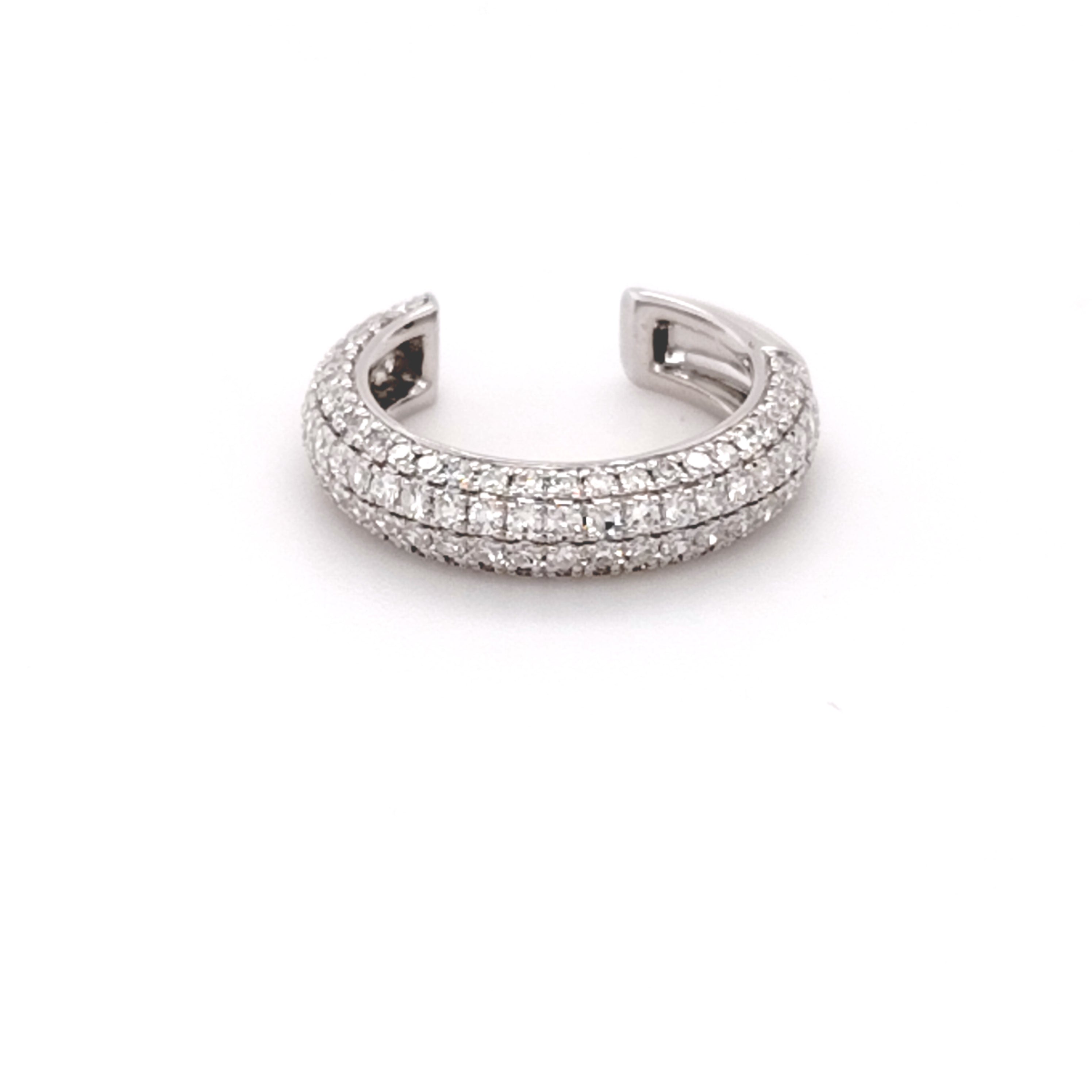 Celestial Pavé Diamond Cuff Earring