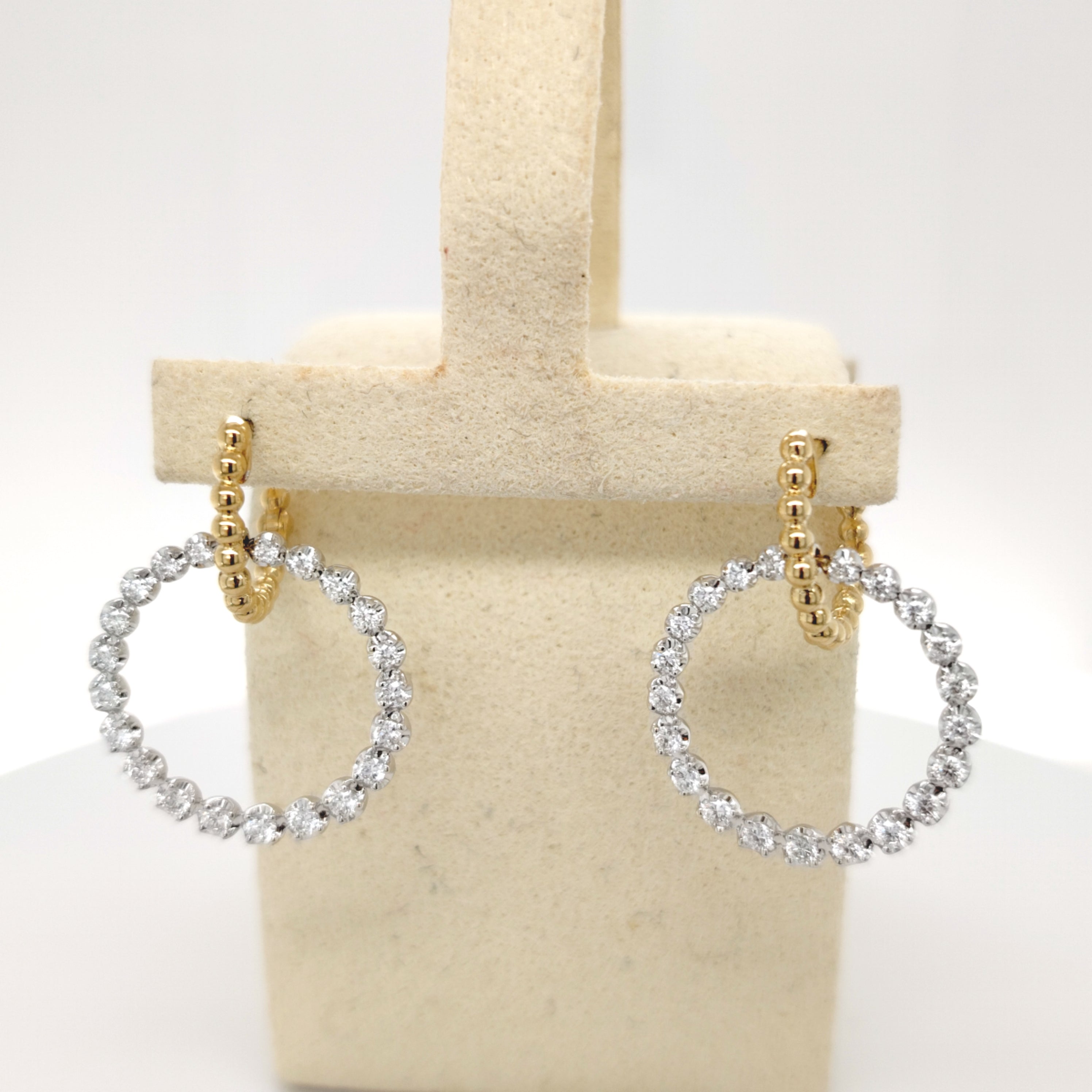 Radiant Two-Tone Hoops