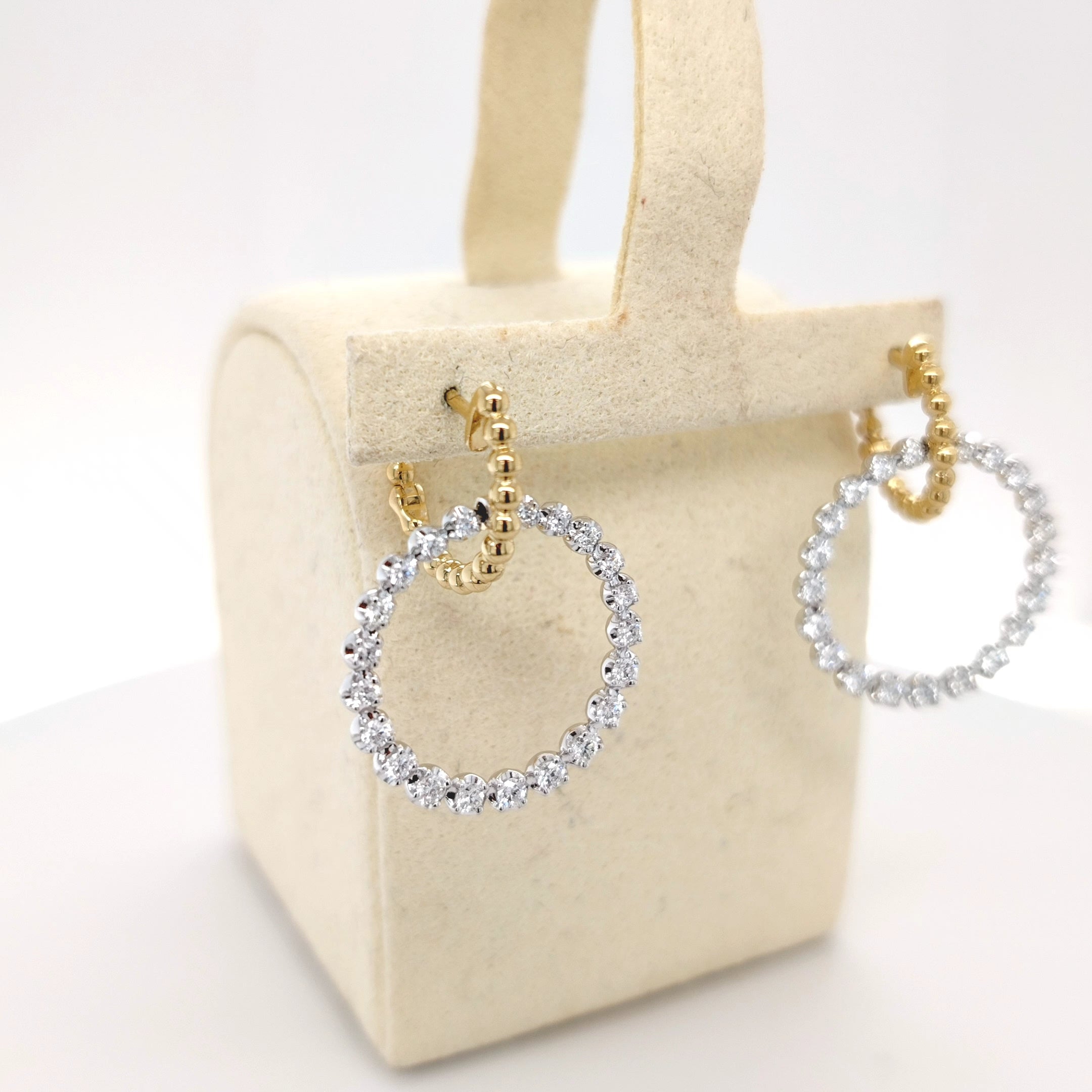 Radiant Two-Tone Hoops