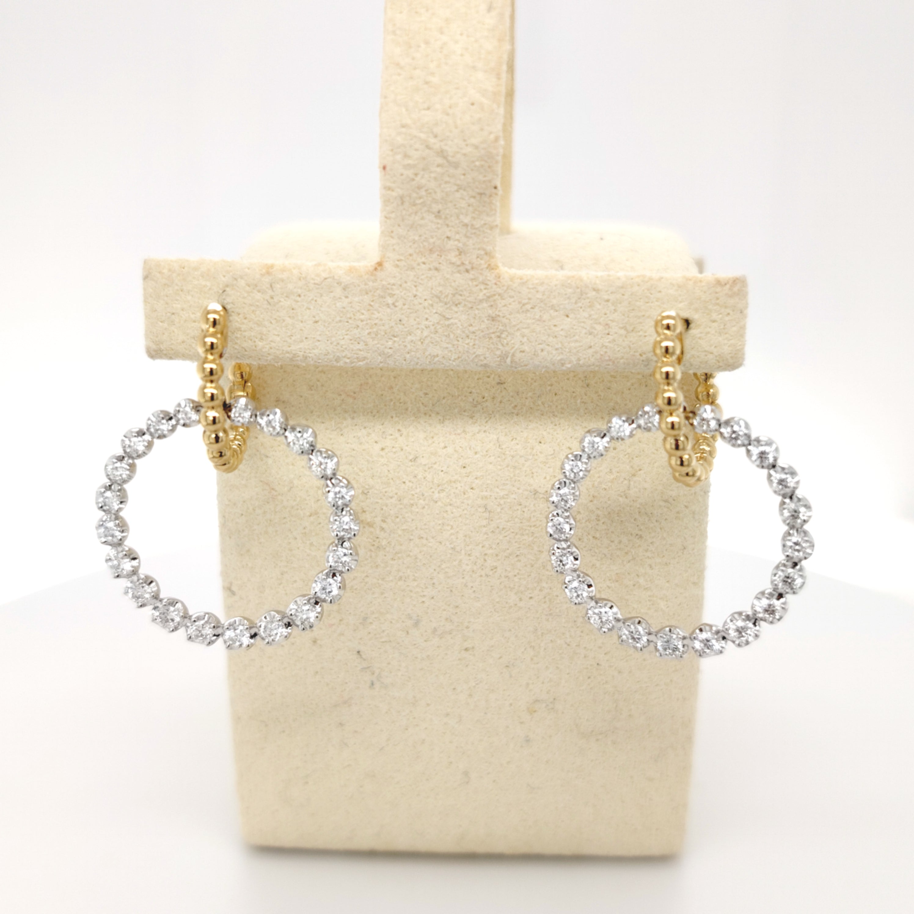 Radiant Two-Tone Hoops