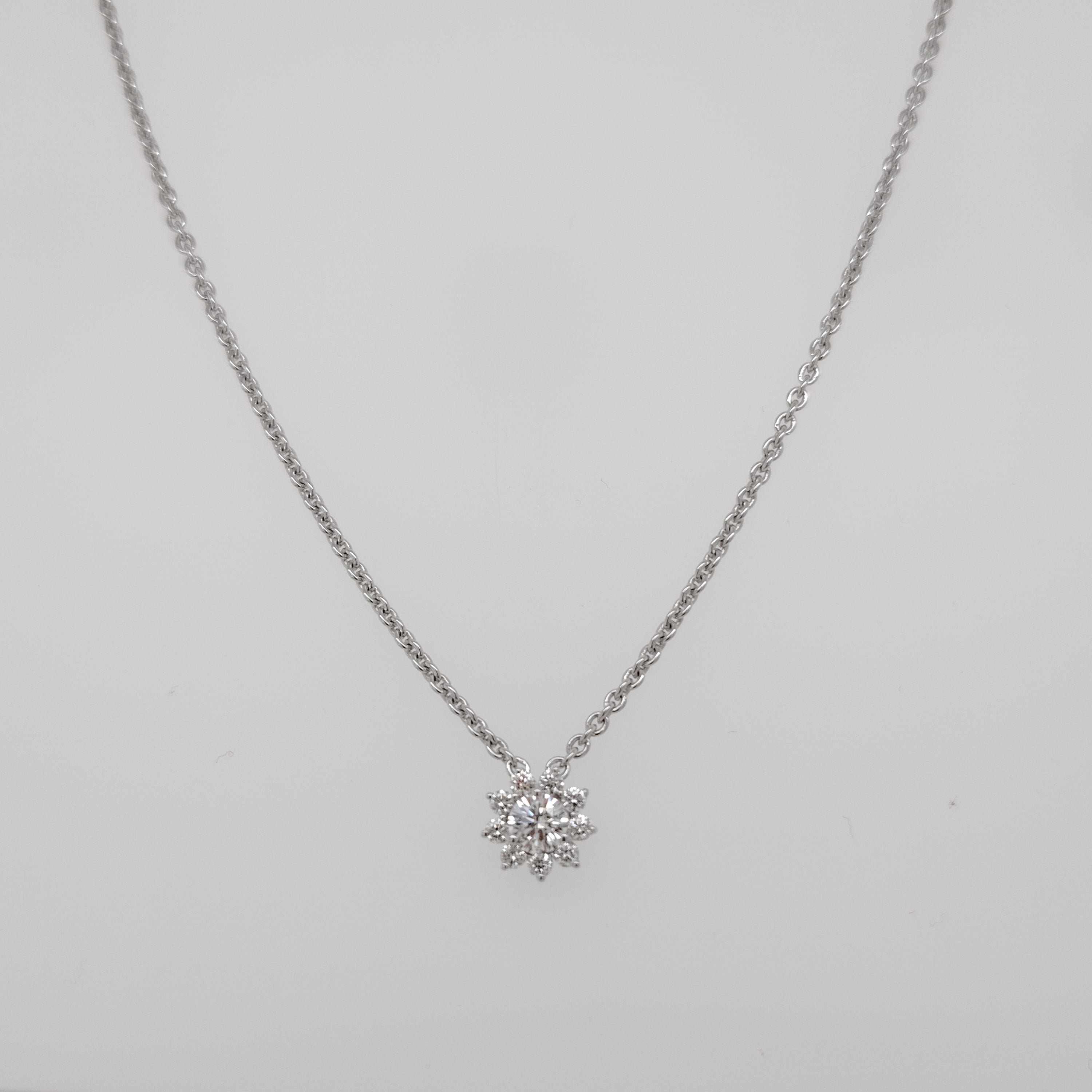 Diamond Cluster Necklace