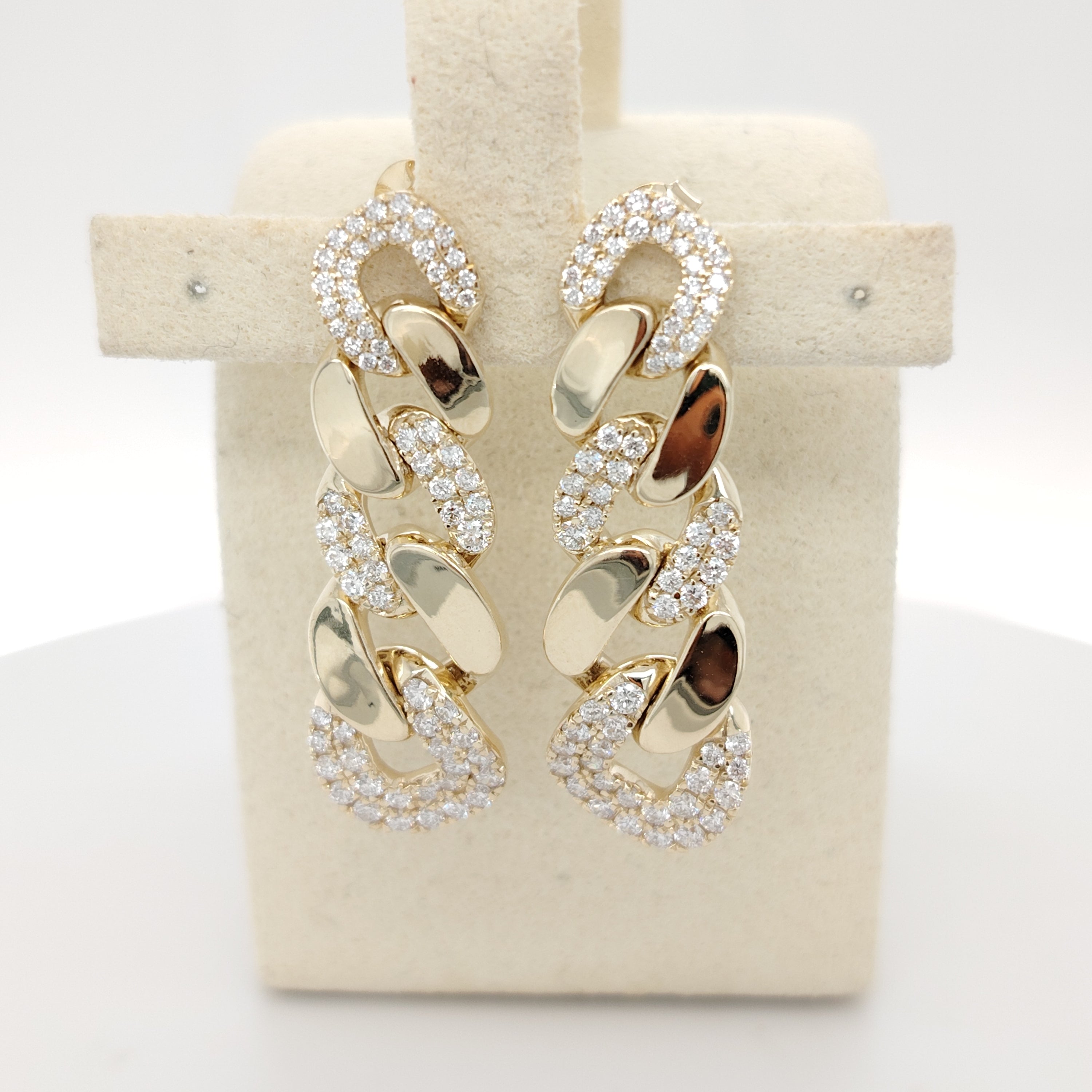 Luxe Interlocking Link Drop Earrings