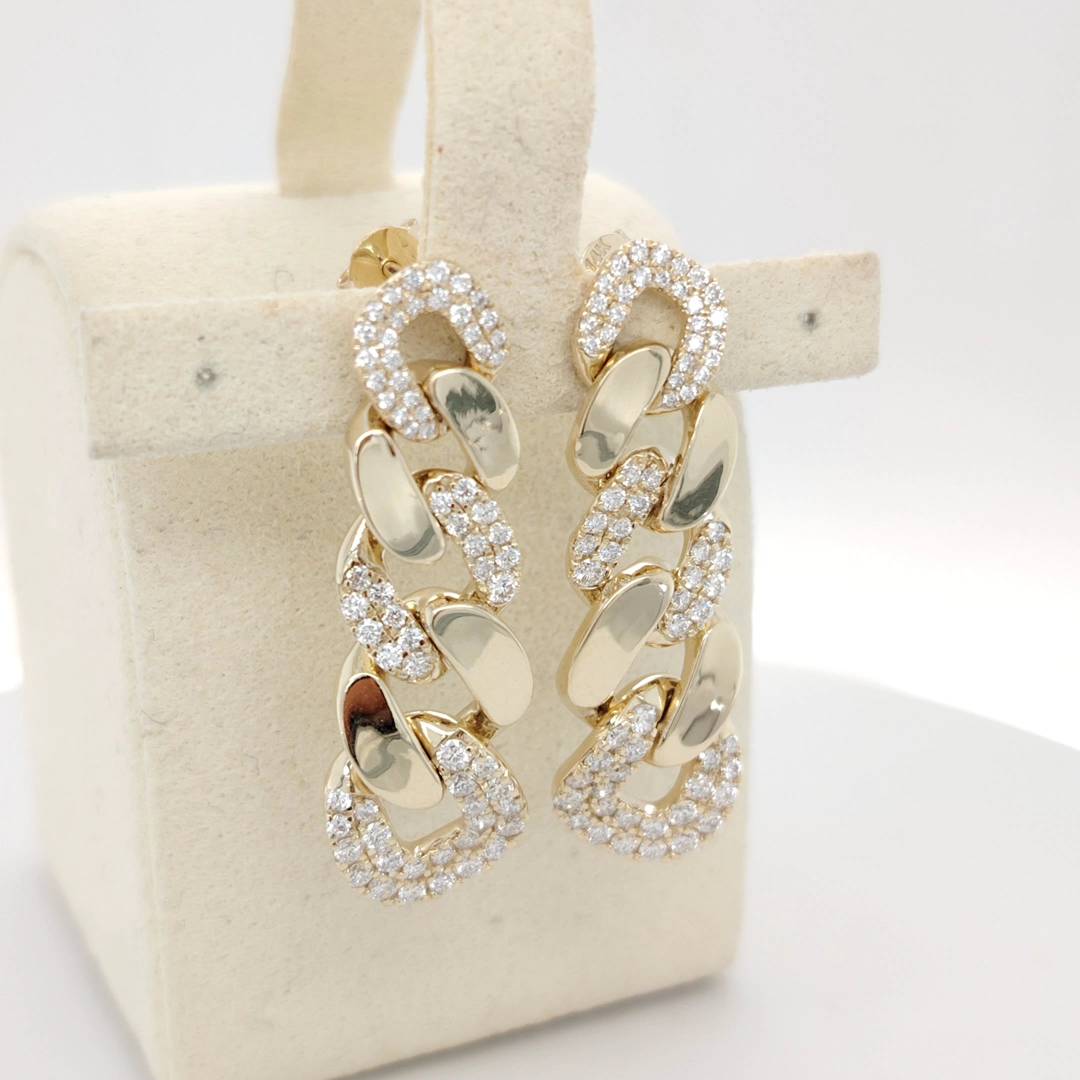 Luxe Interlocking Link Drop Earrings