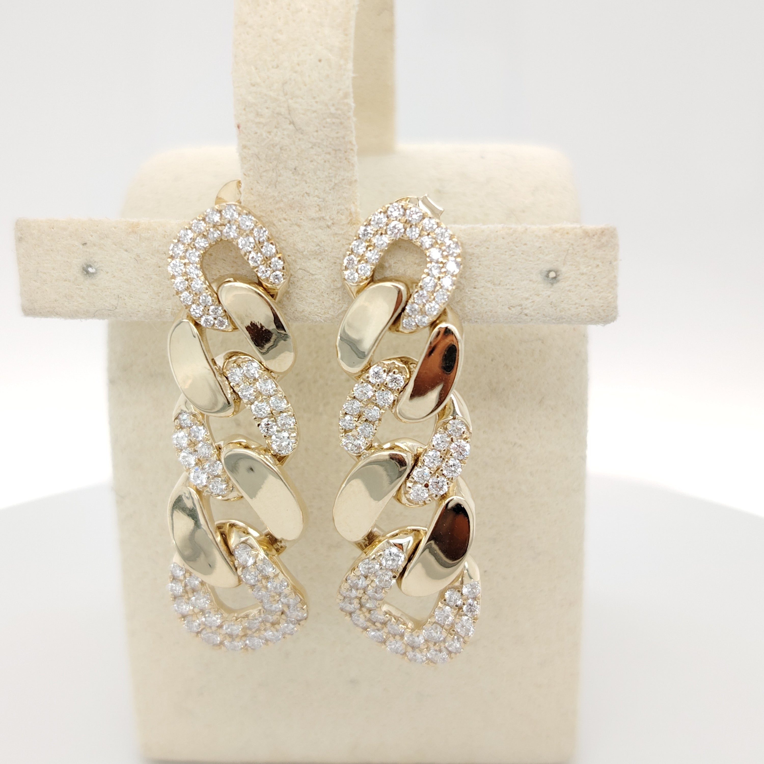 Luxe Interlocking Link Drop Earrings