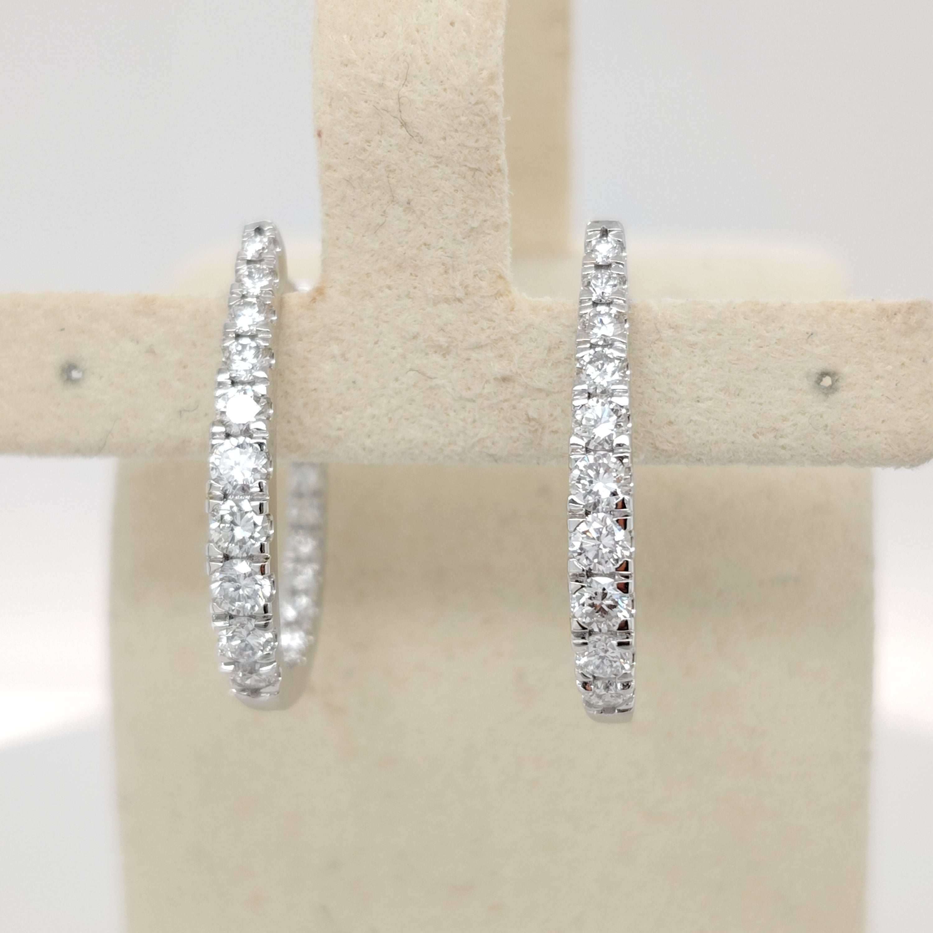 Luxe Pavé Inside-Out Hoops