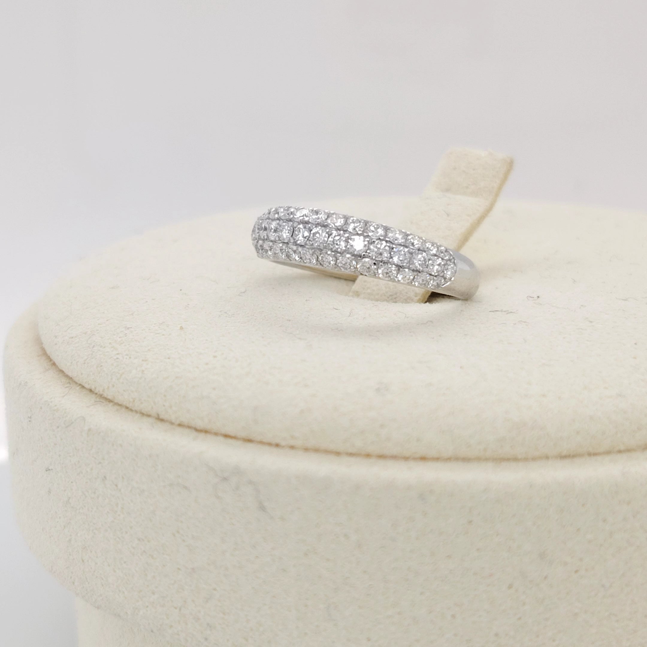Classic Pavé Diamond Wedding Band