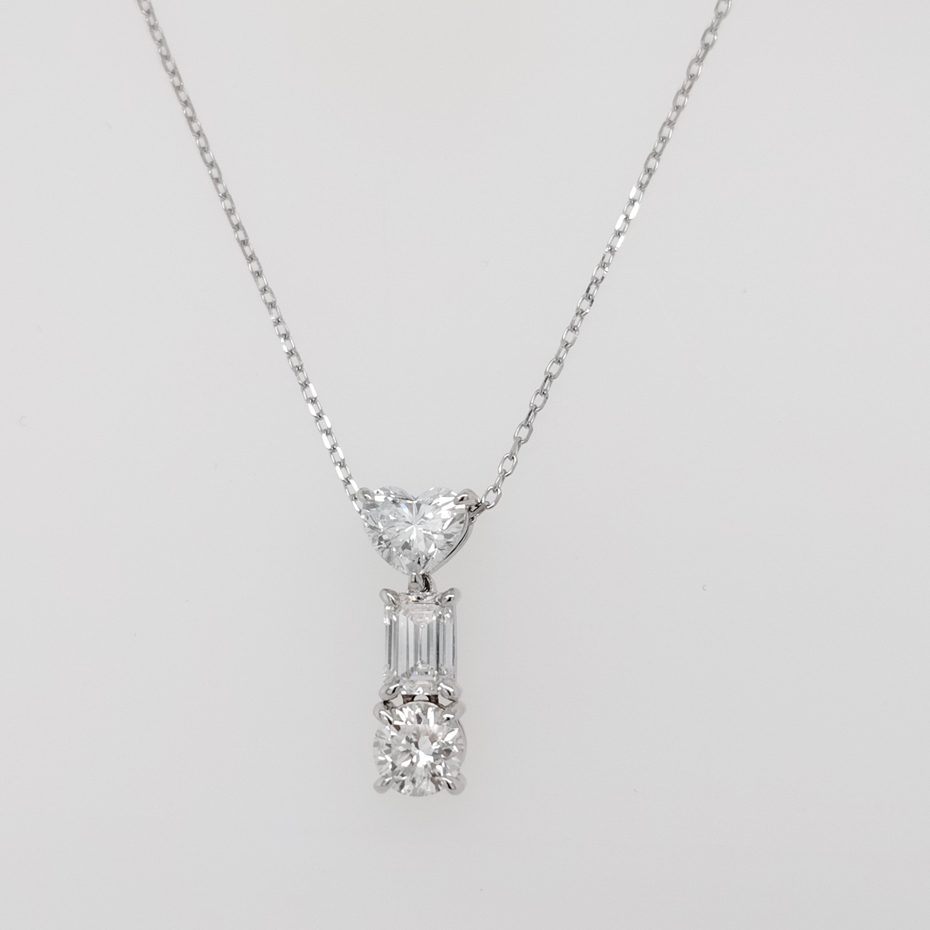 Lumière Trio Diamond Pendant