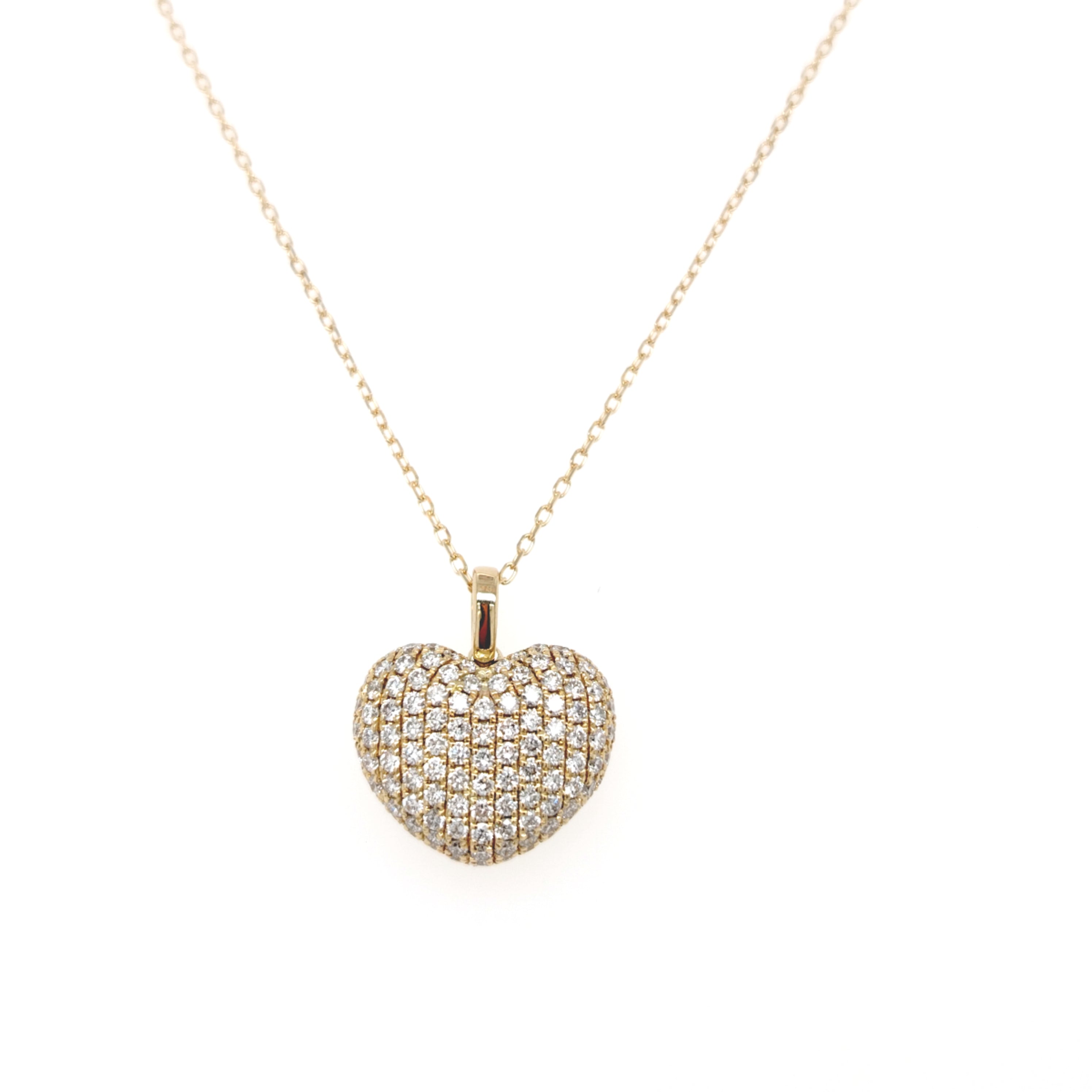 Pavé Heart Diamond Pendant