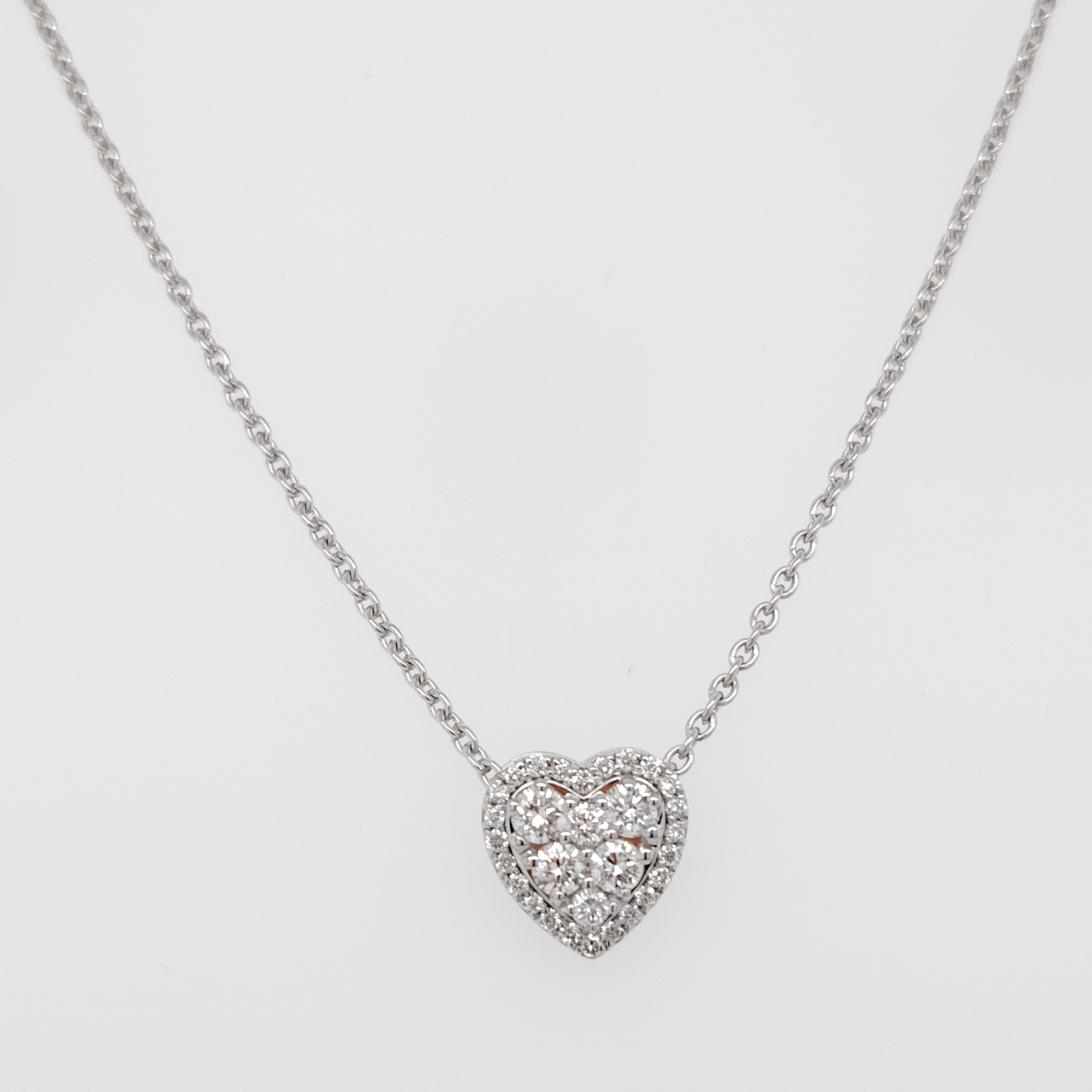 Pavé Heart Necklace