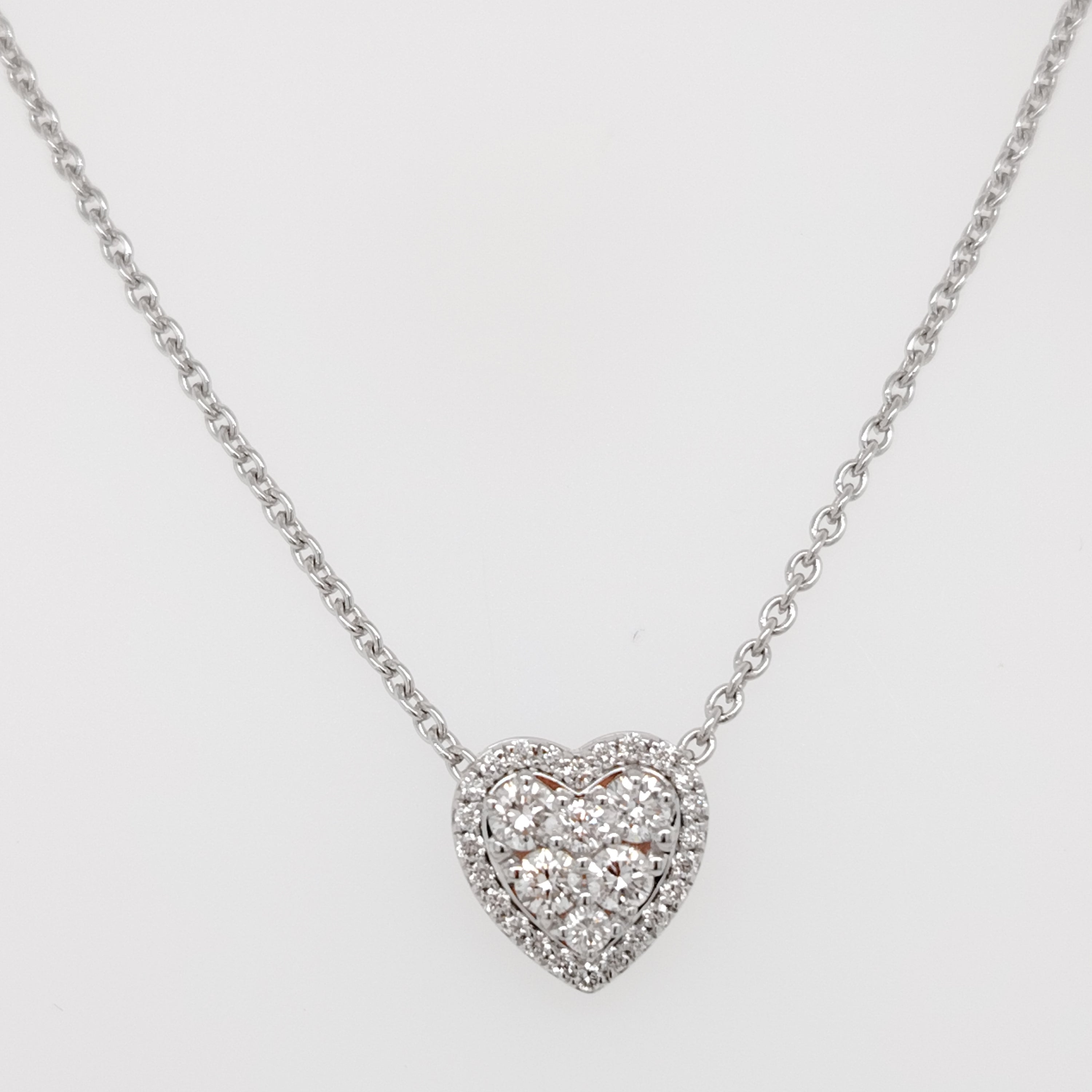 Pavé Heart Necklace