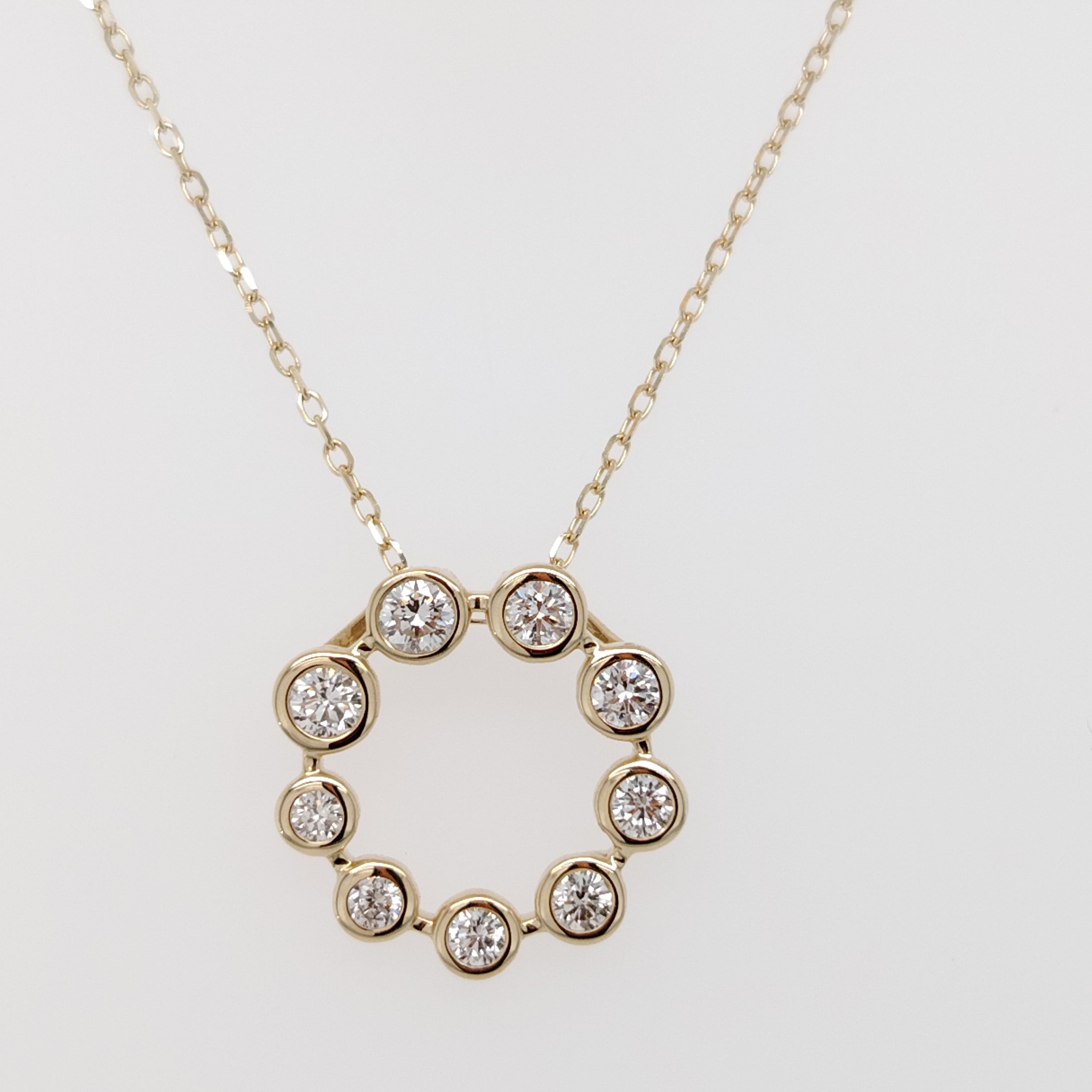 Celestial Halo Diamond Pendant