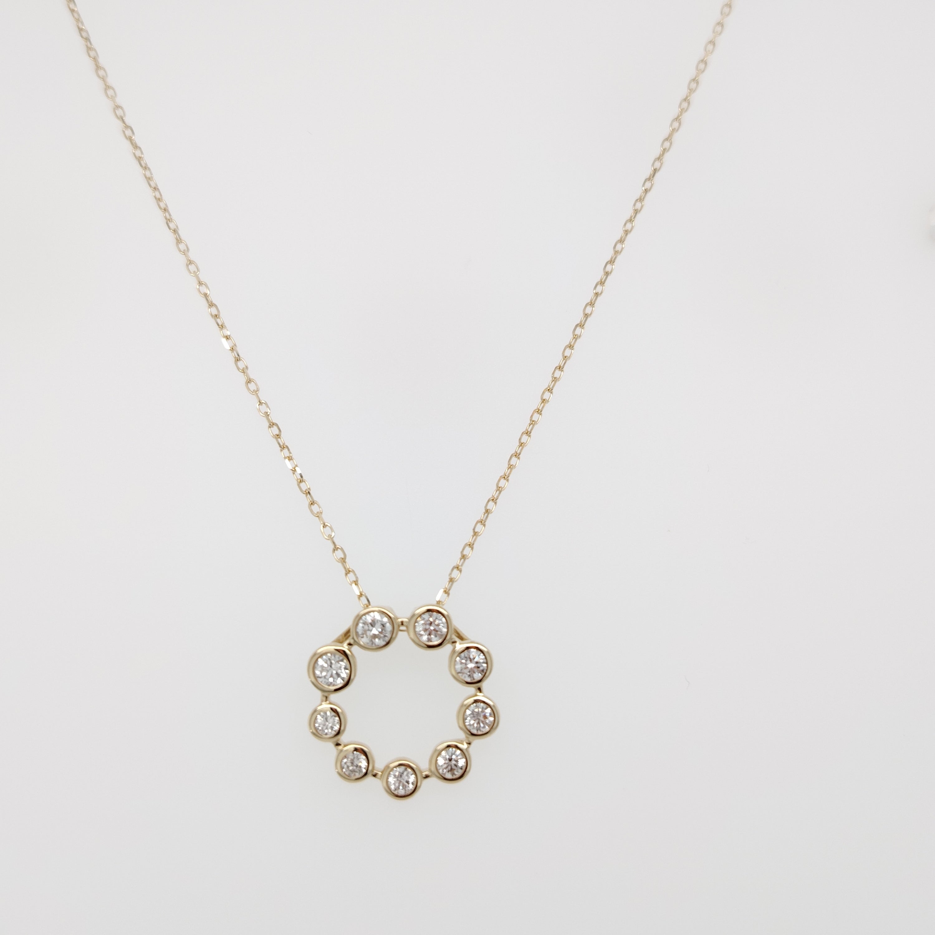 Celestial Halo Diamond Pendant