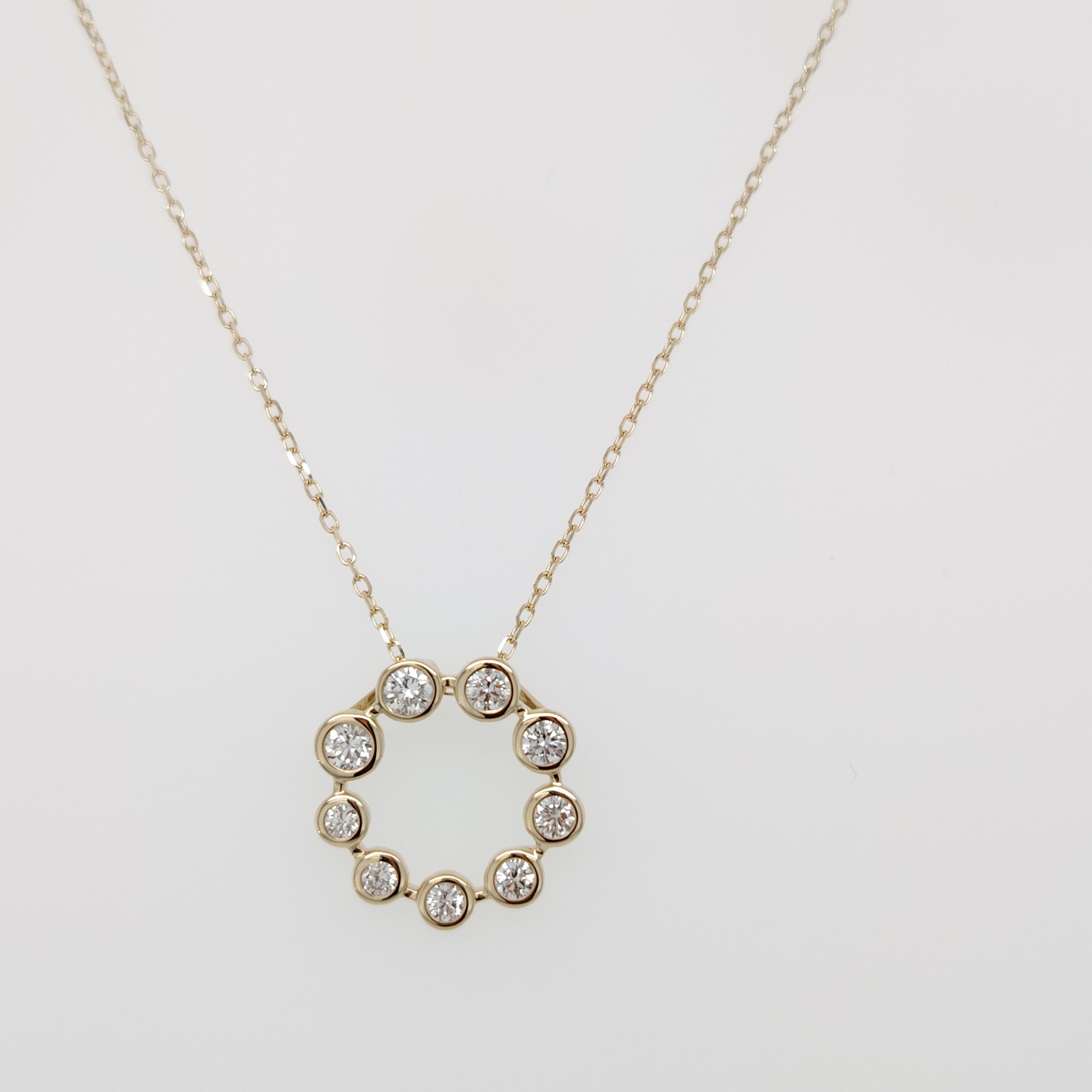 Celestial Halo Diamond Pendant