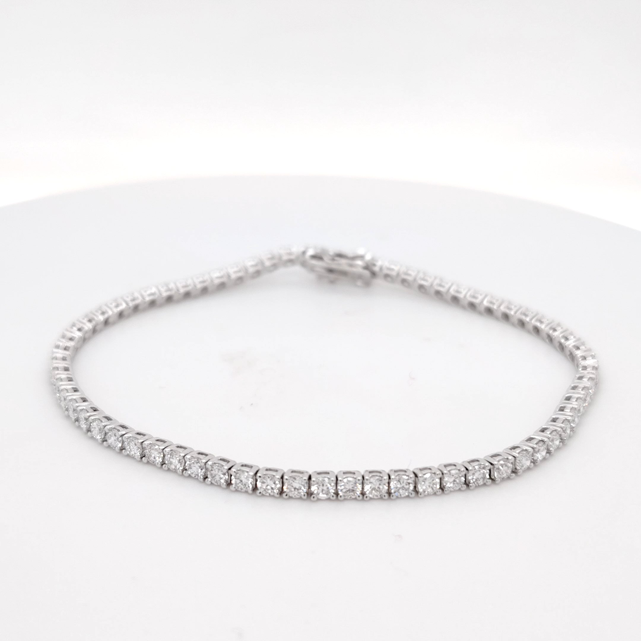 3.04ct Lab Grown Diamond Tennis Bracelet