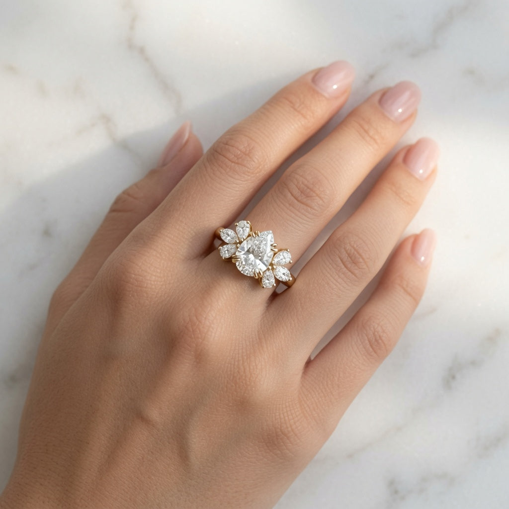 Pear Brilliance Diamond Ring