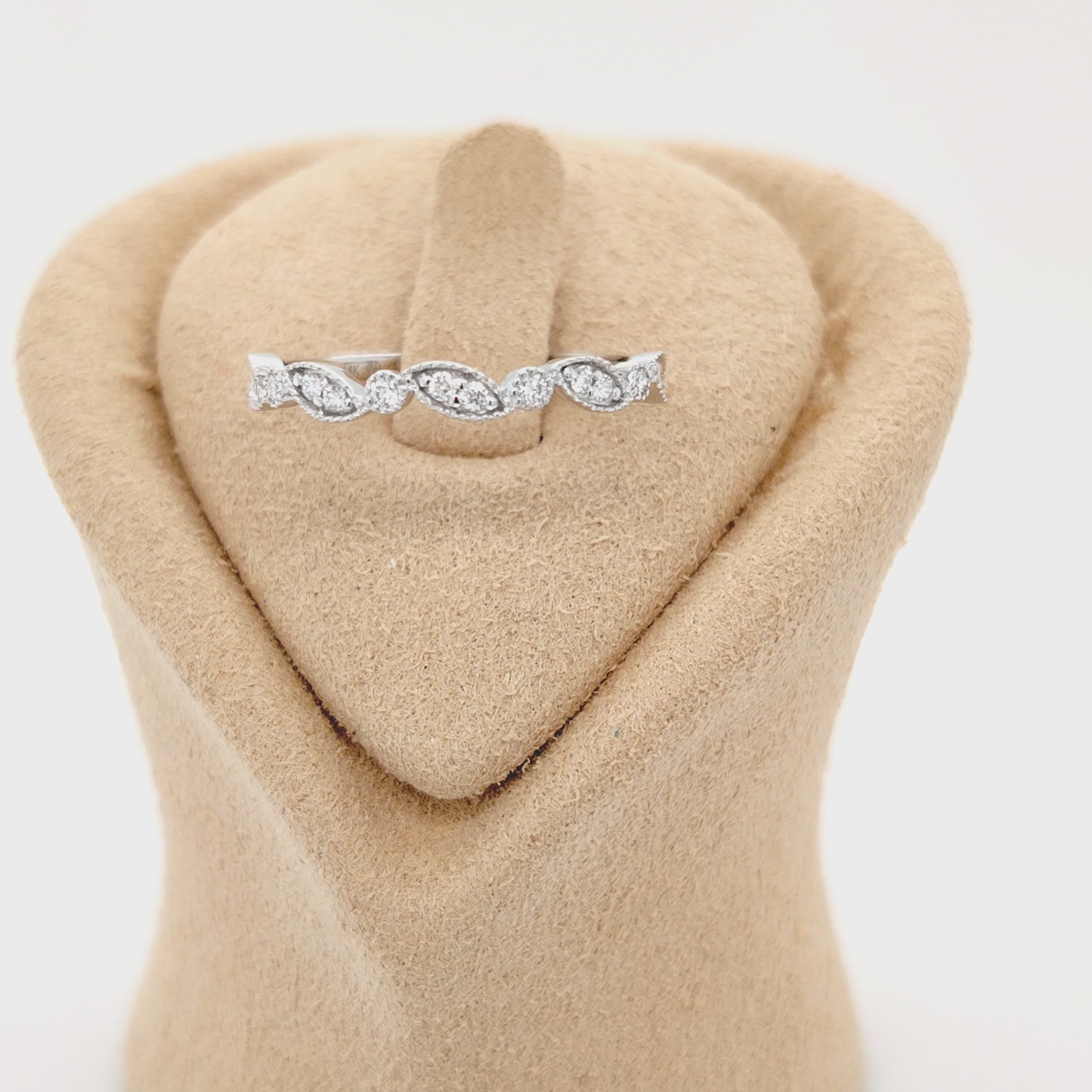 Twisted Elegance Diamond Ring