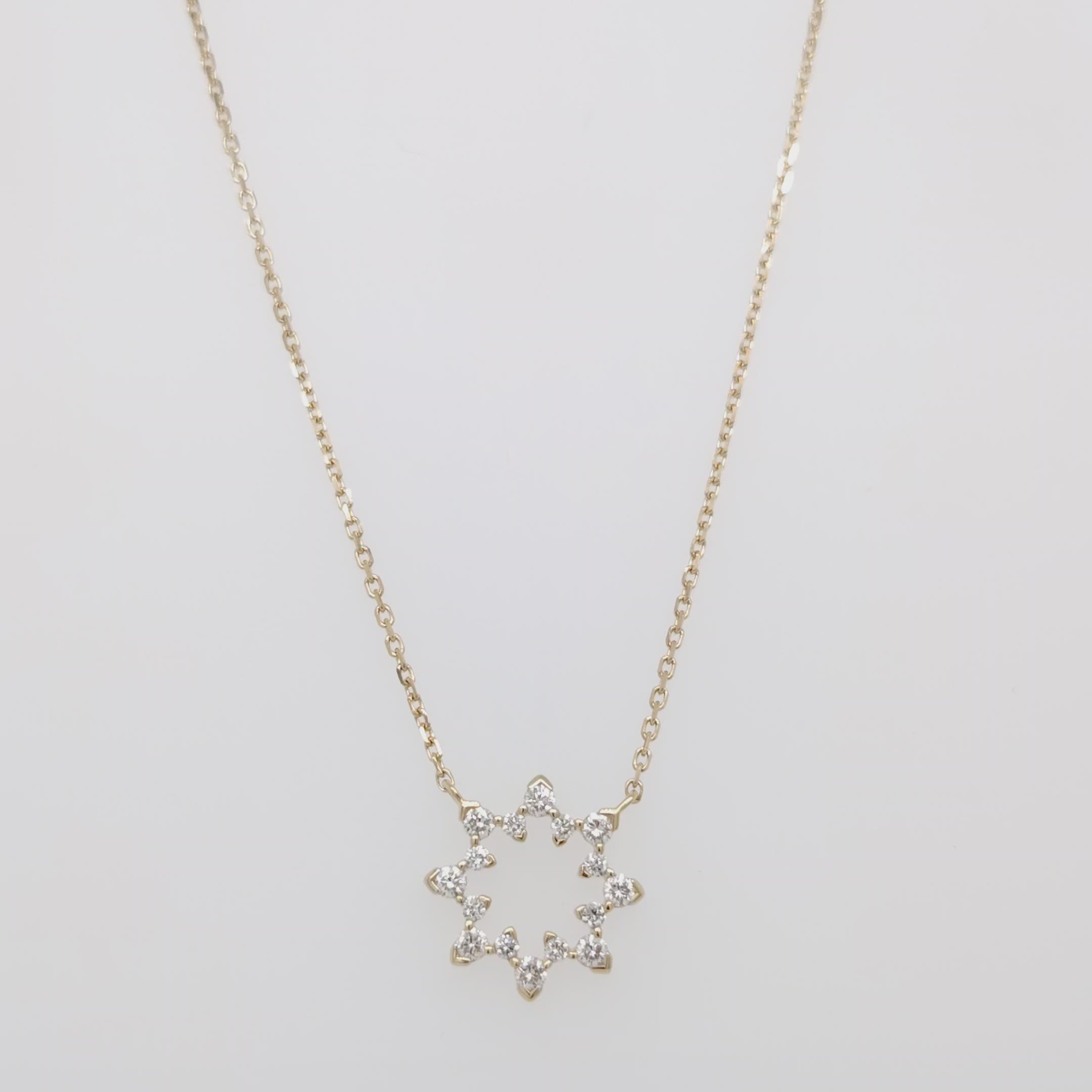 Starburst Diamond Pendant