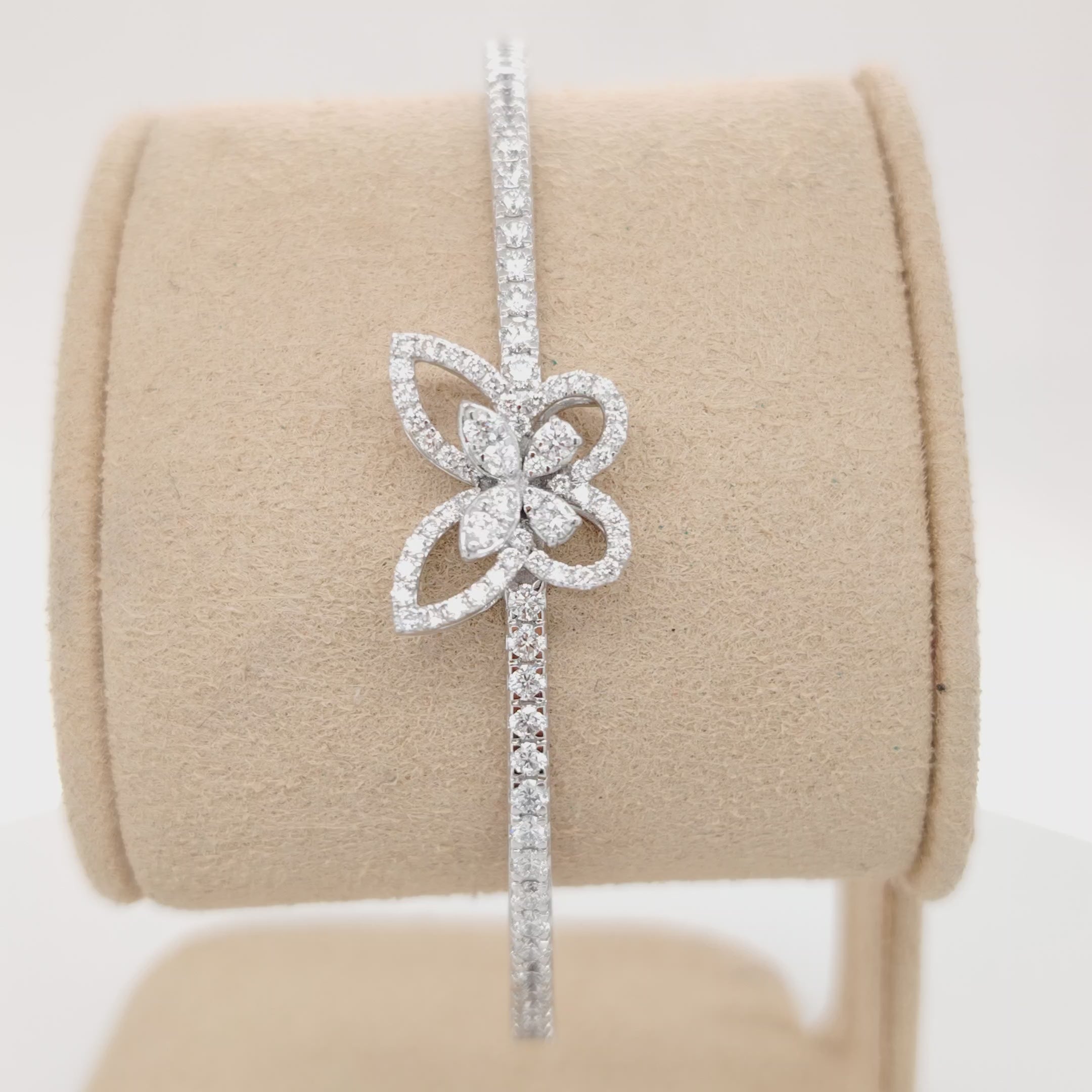 Diamond Butterfly Bracelet
