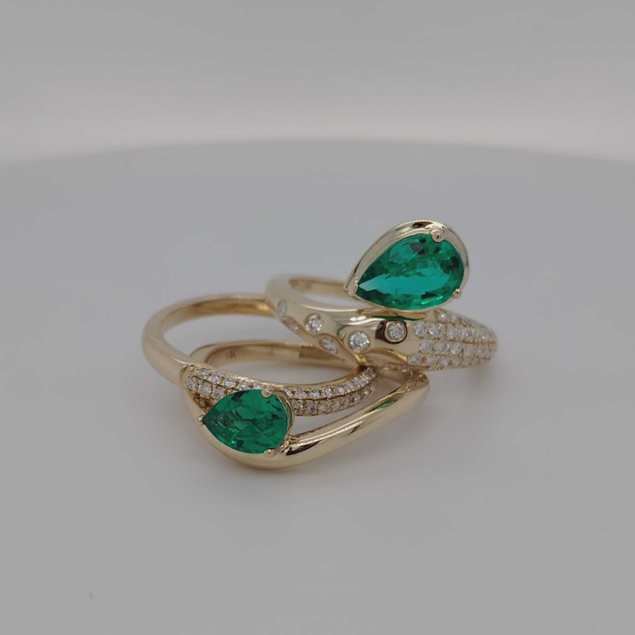 Gem Studded Designer Ring