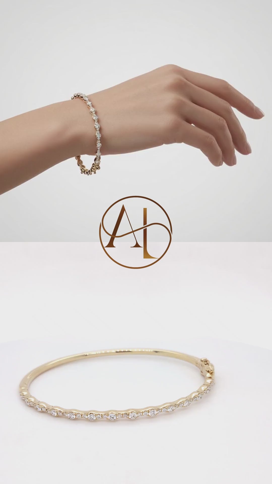 Classic Diamond Accent Bangle