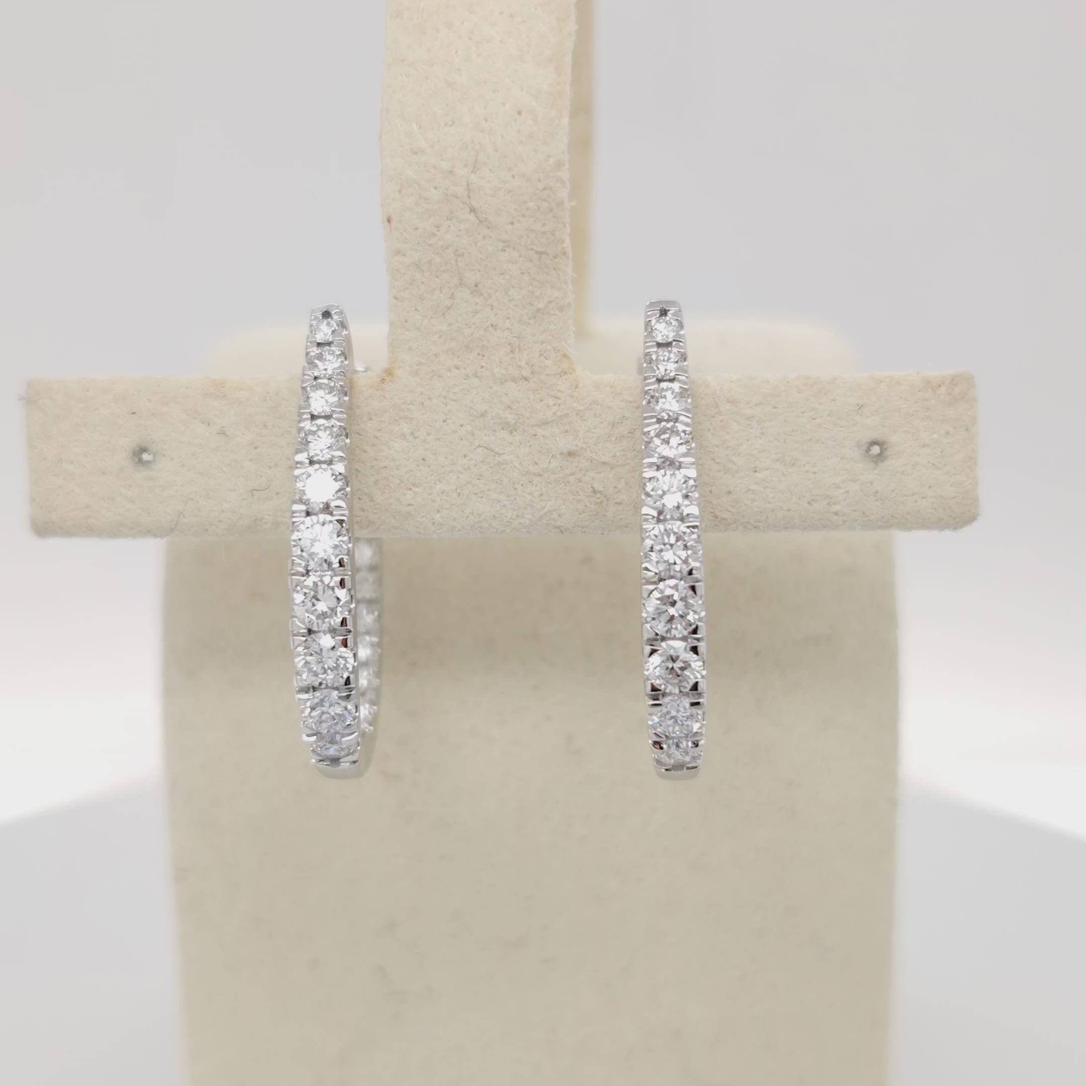 Luxe Pavé Inside-Out Hoops