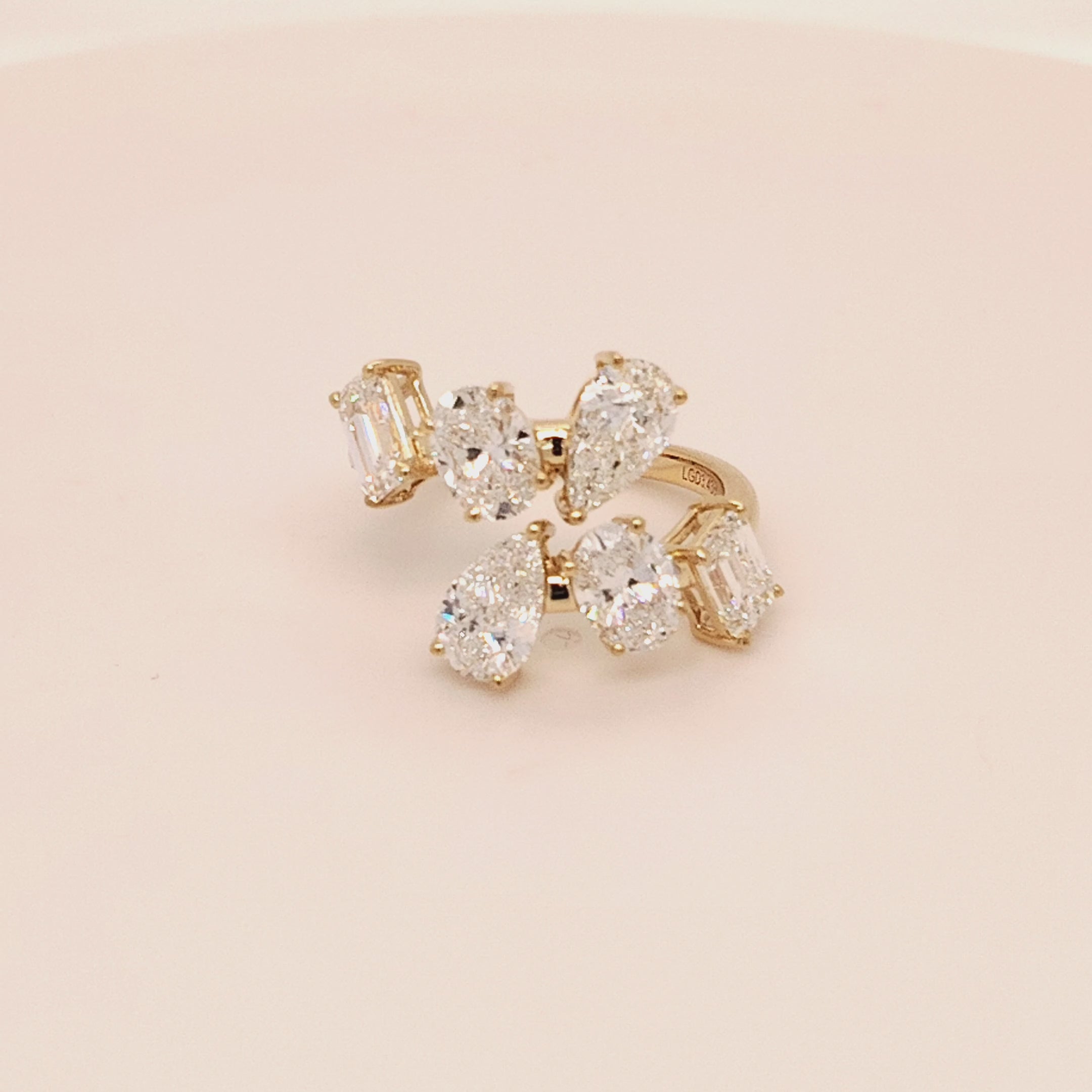 Radiant Multi-Stone Lab Grown Diamond Ring