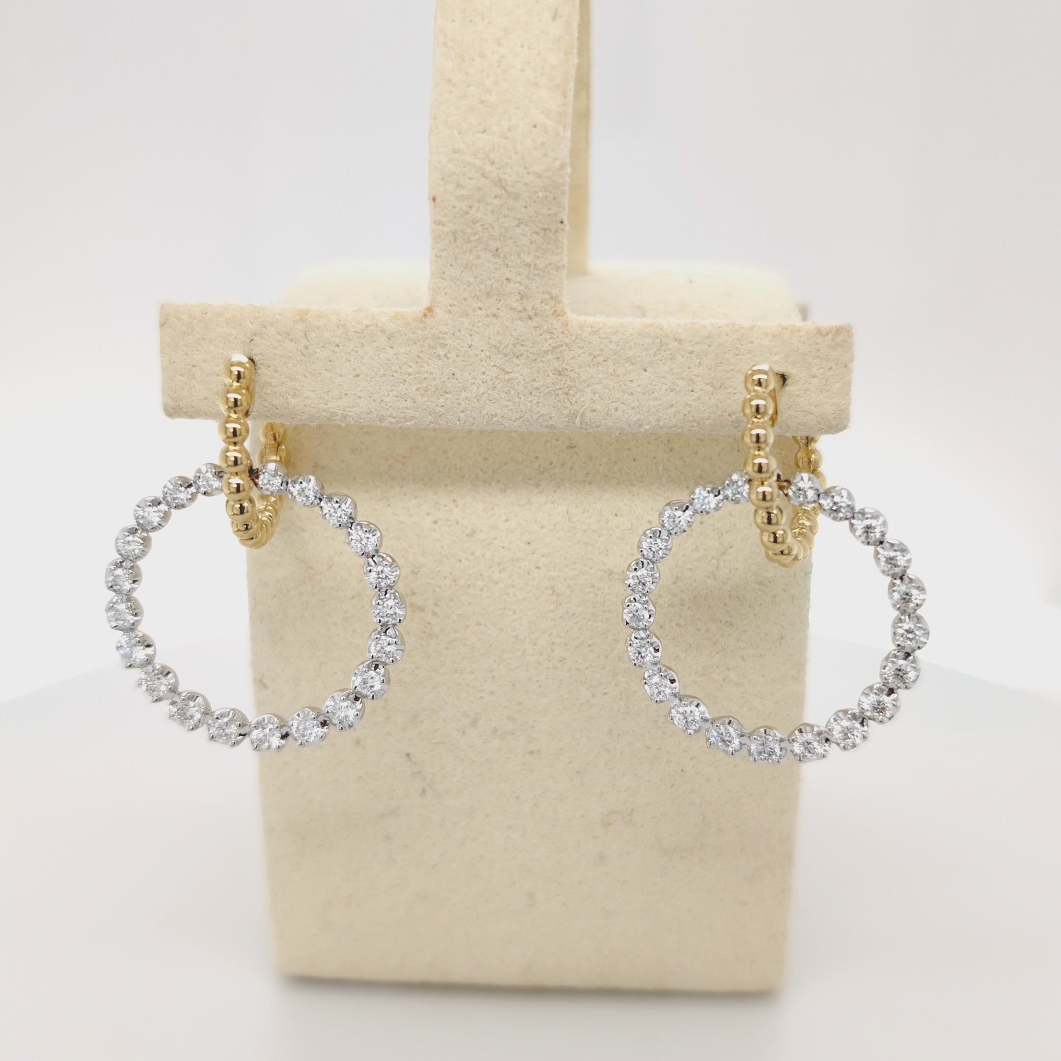 Radiant Two-Tone Hoops