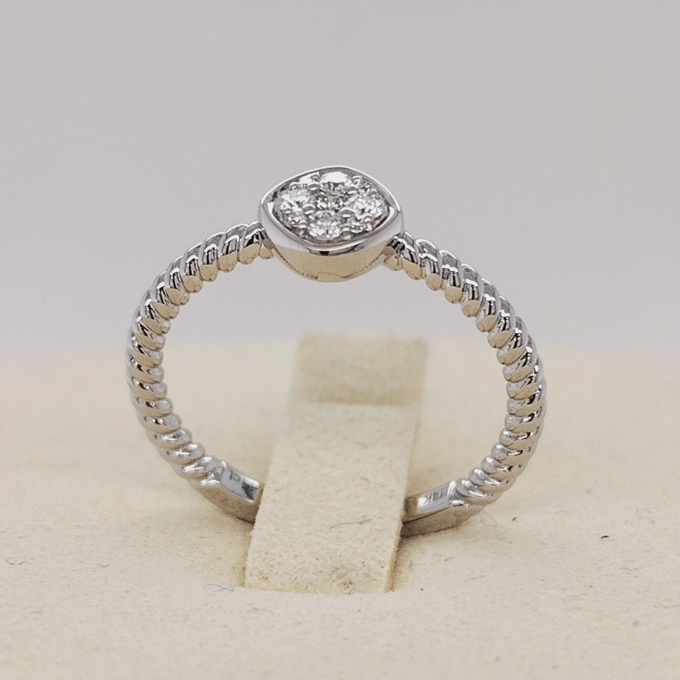 Timeless Rope Diamond Ring