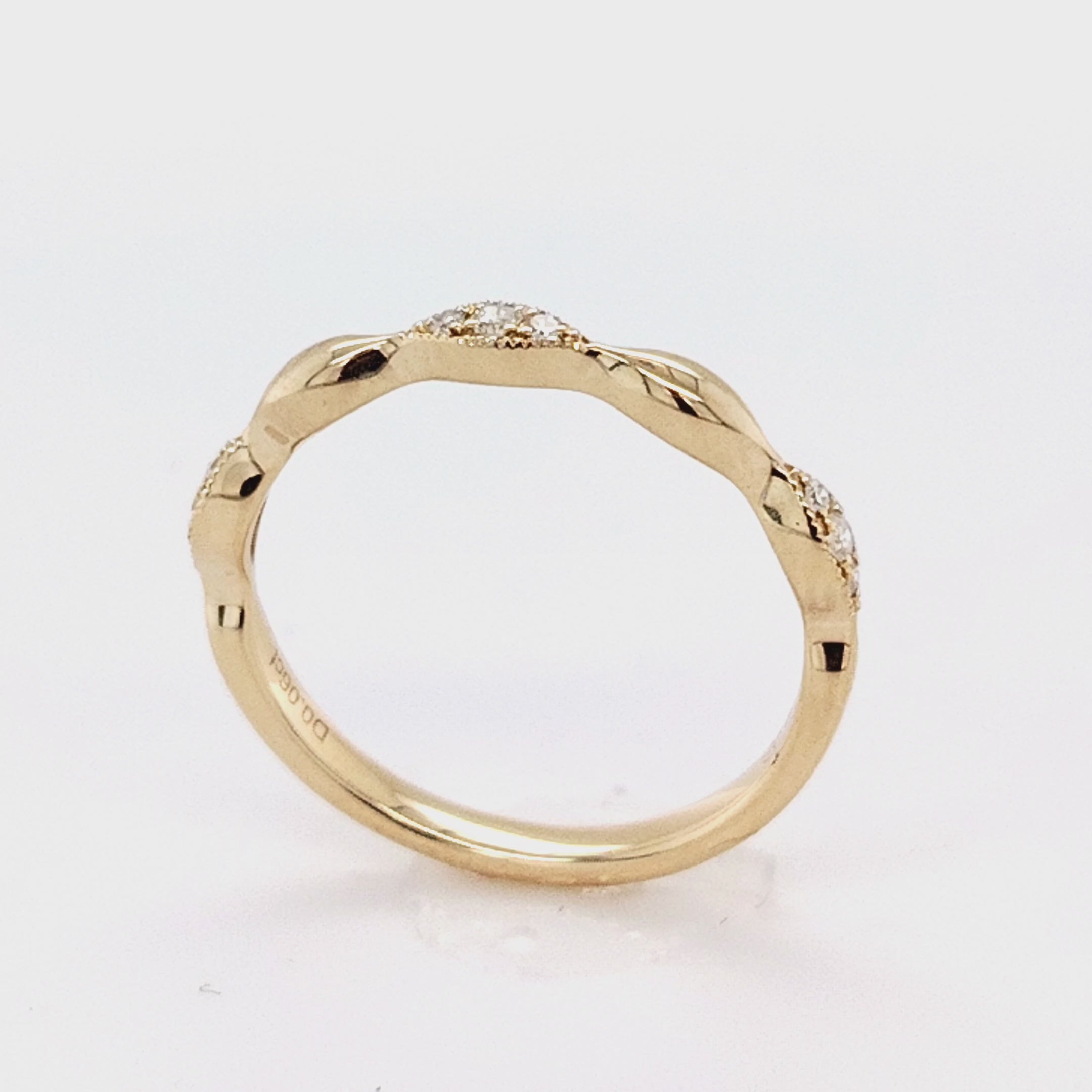 Infinity Twist Diamond Ring