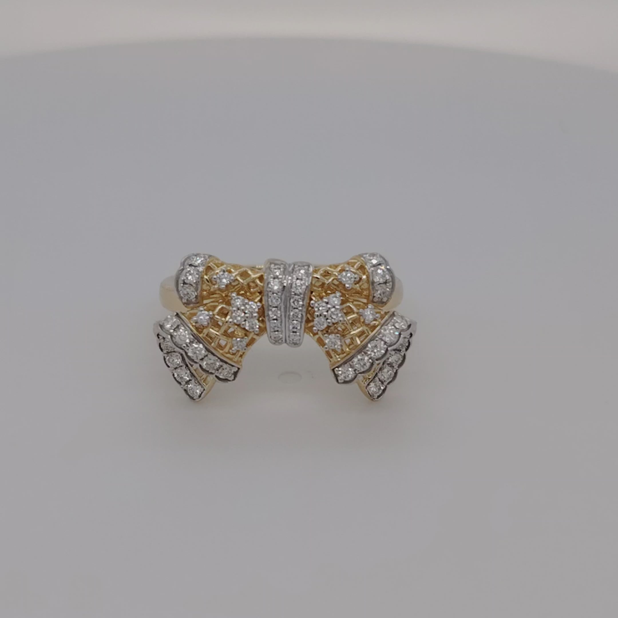 Bowtie Diamond Ring