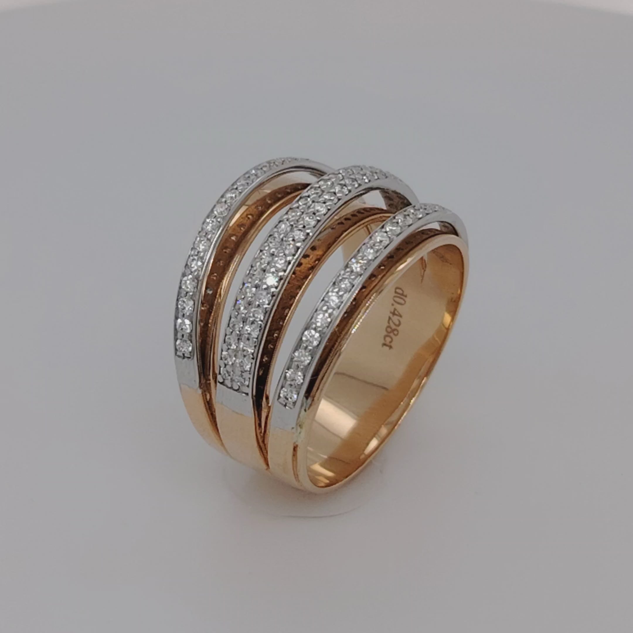 Cascading Sparkle Ring