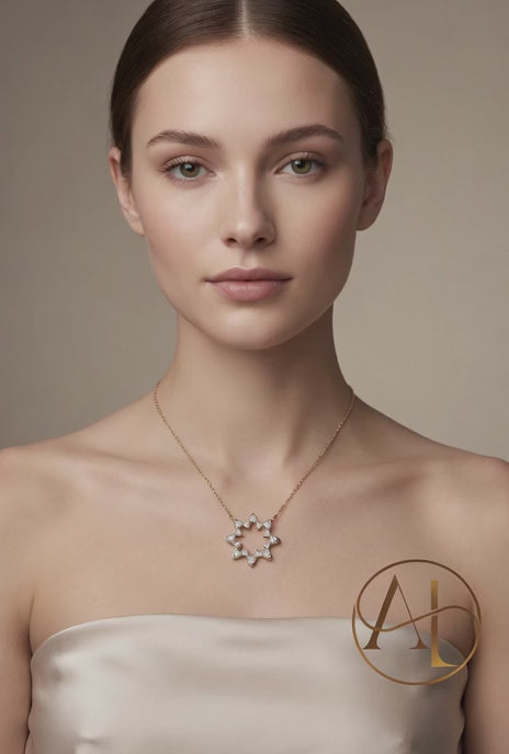 Starburst Diamond Pendant