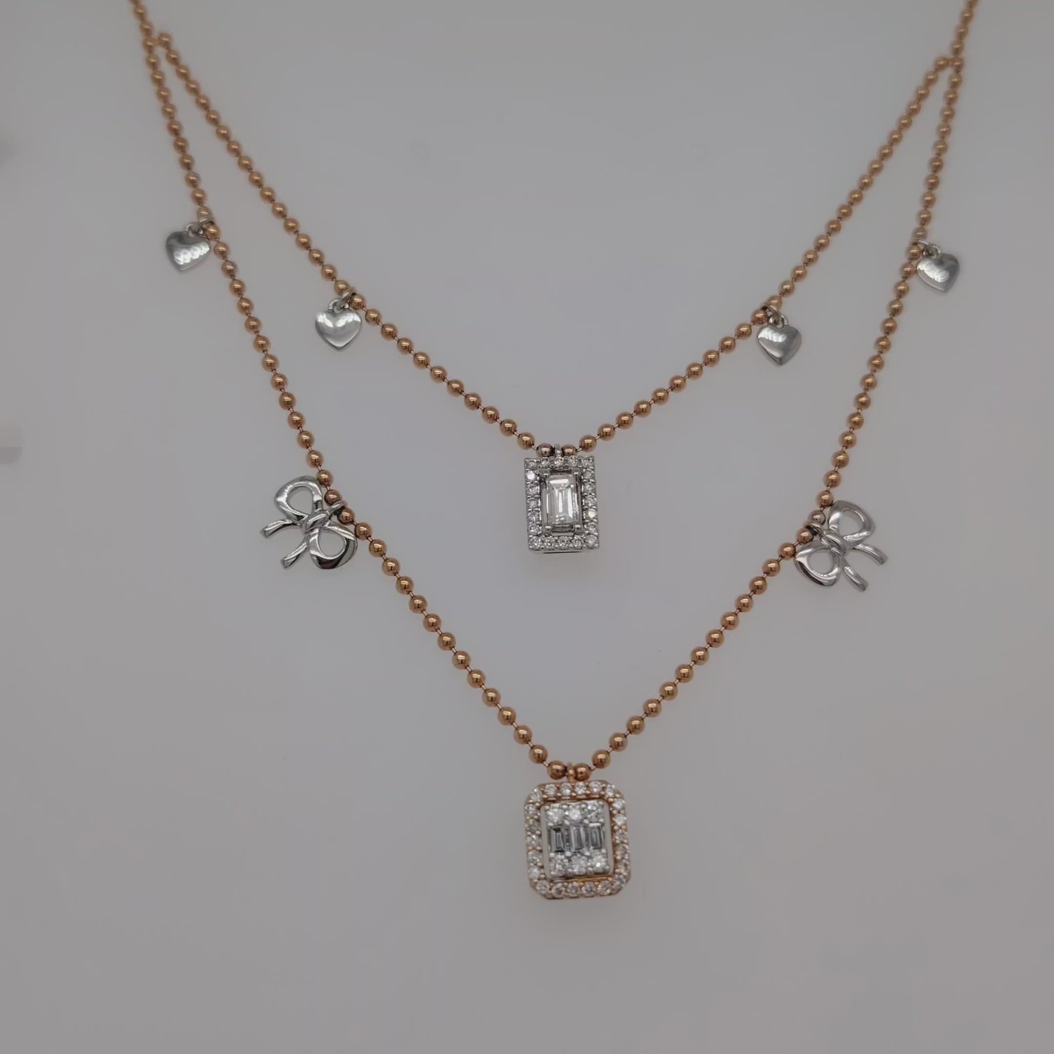 Bowknot Charm Necklace