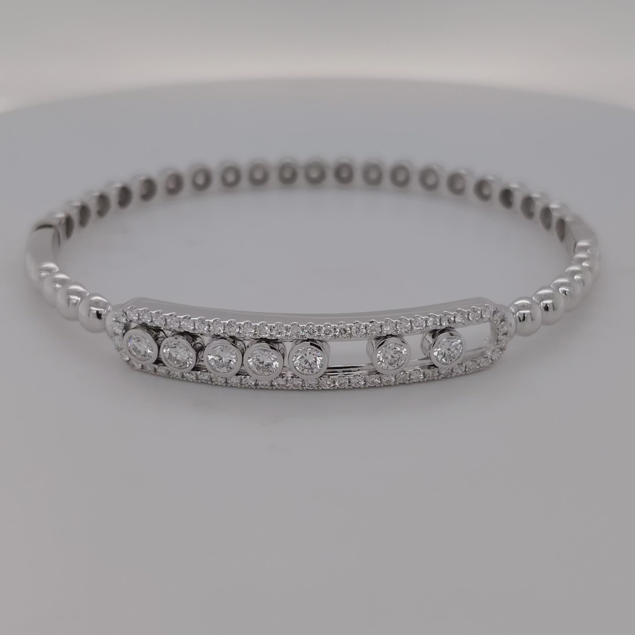 Diamond Bar Stretch Bracelet