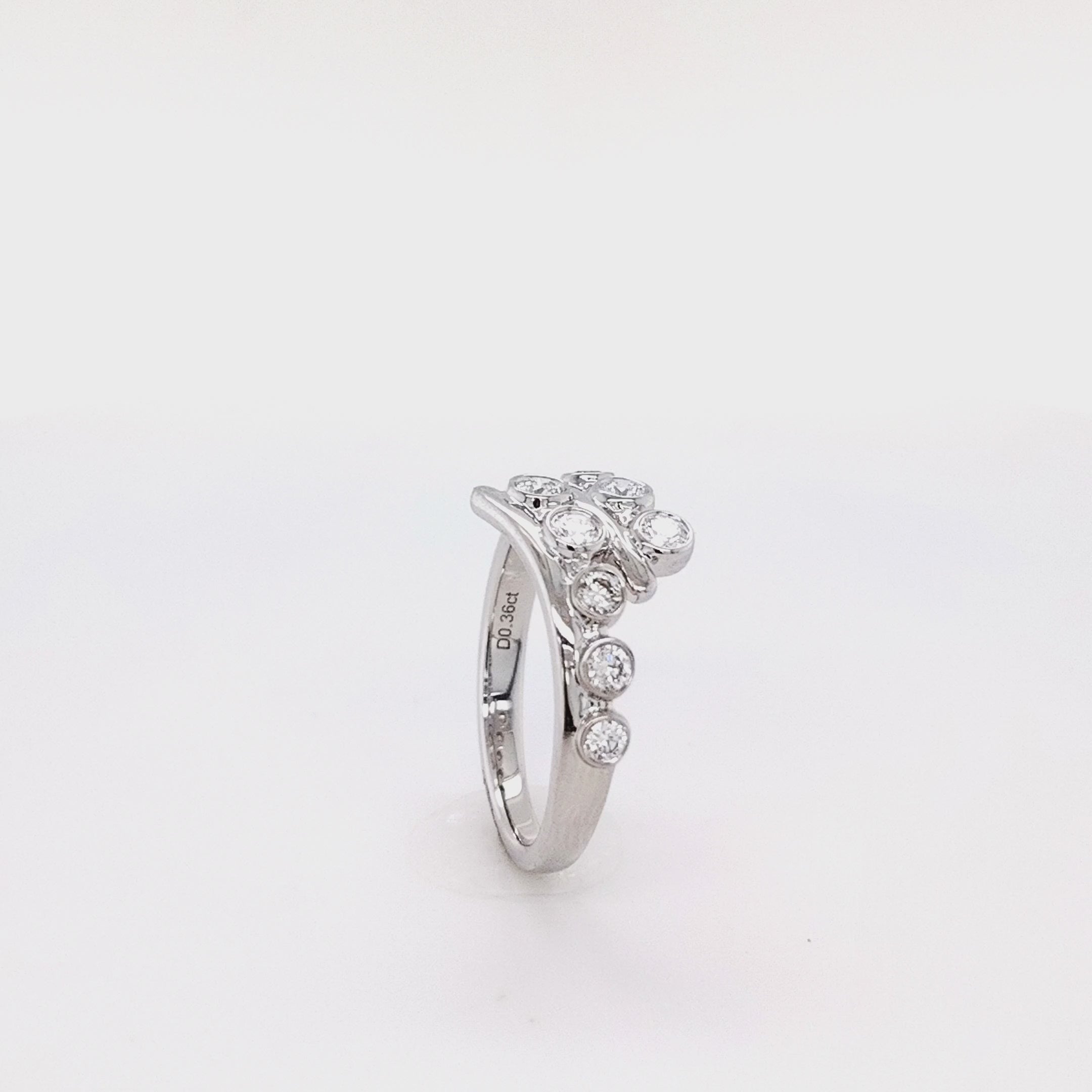 Diamond Orbit Ring