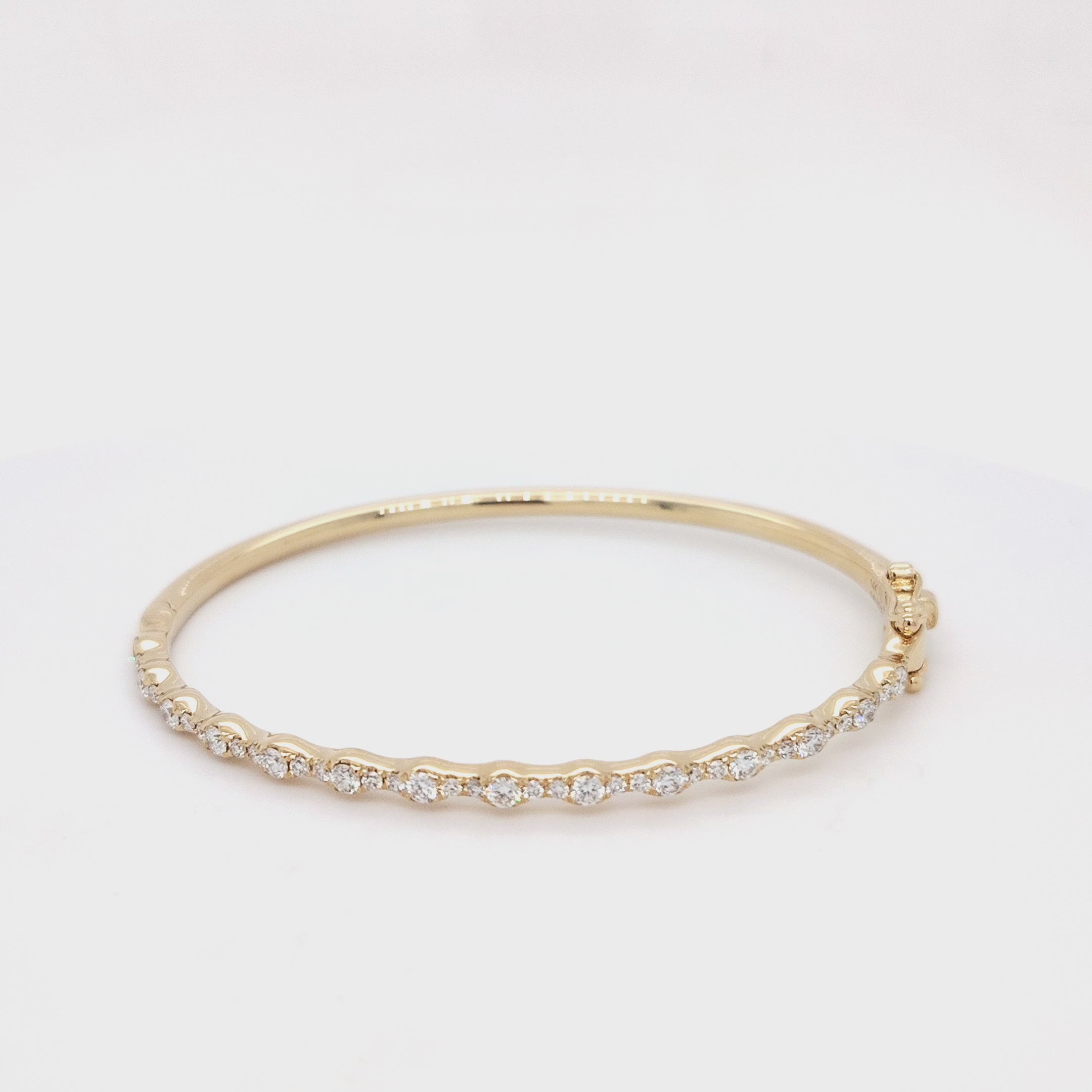 Classic Diamond Accent Bangle