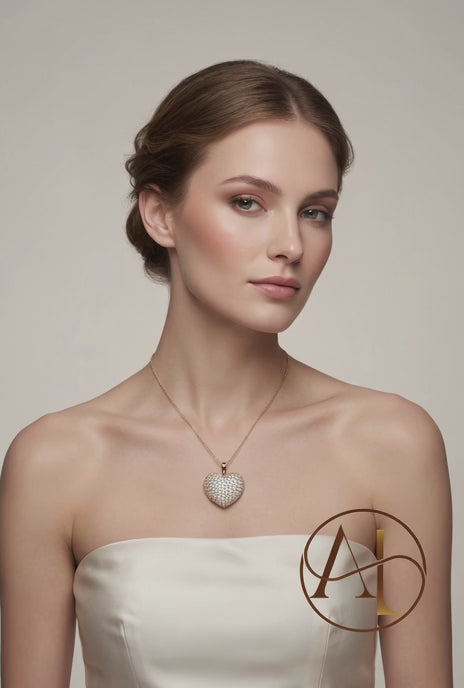 Pavé Heart Diamond Pendant