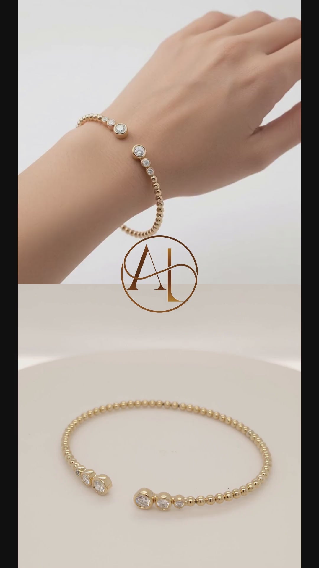 Golden Bead Lumière Bracelet