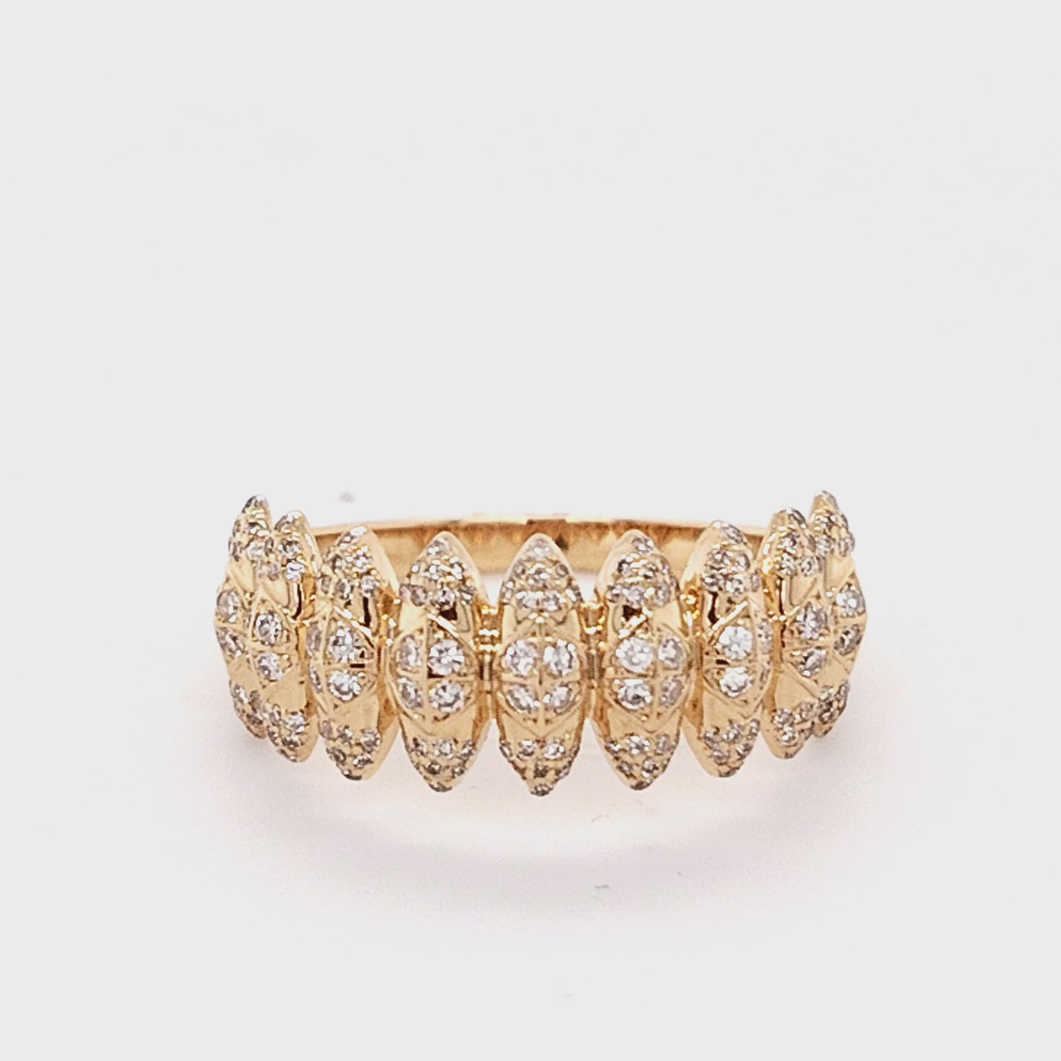 Radiant Marquise Crown Ring