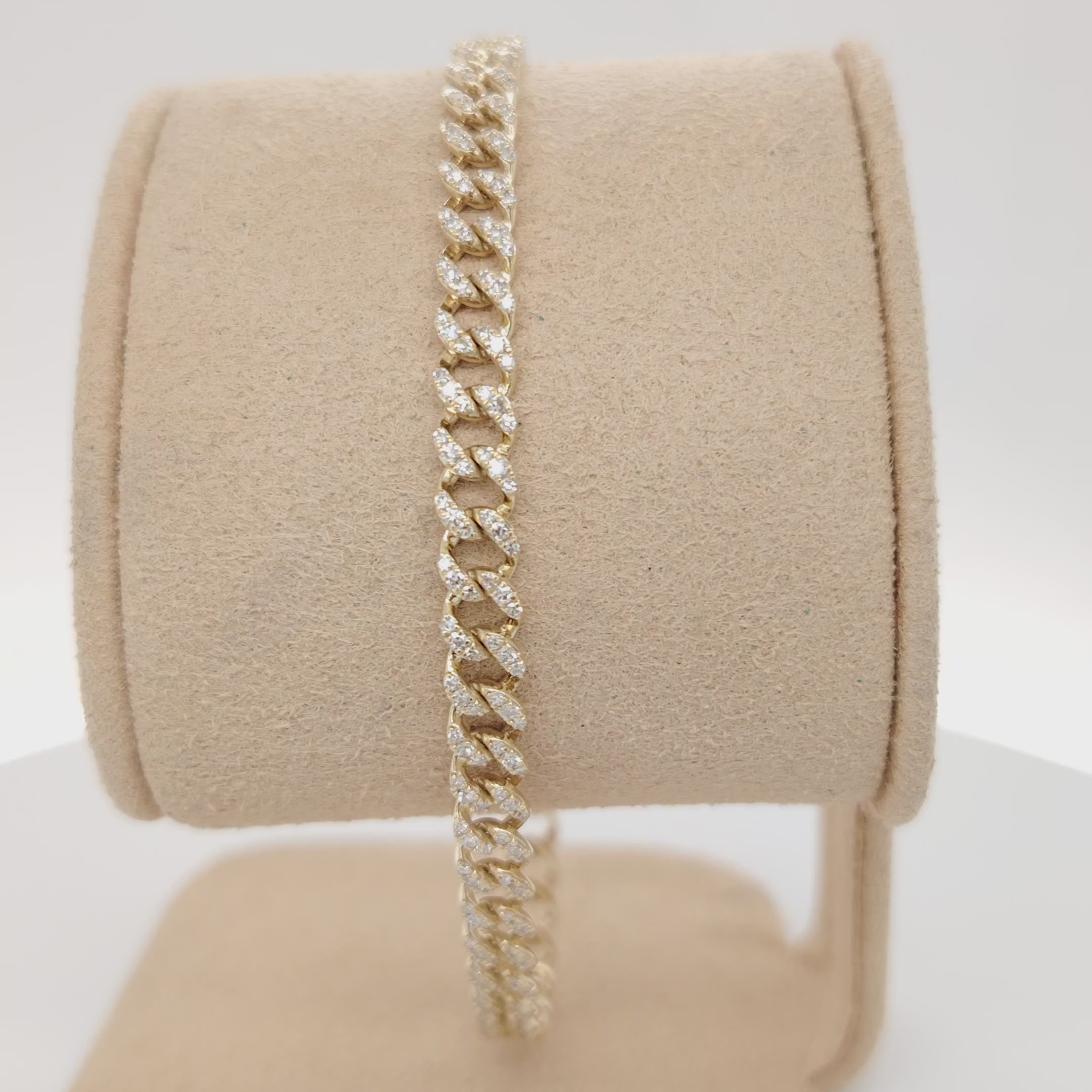 Luxe Pavé Link Chain Bracelet