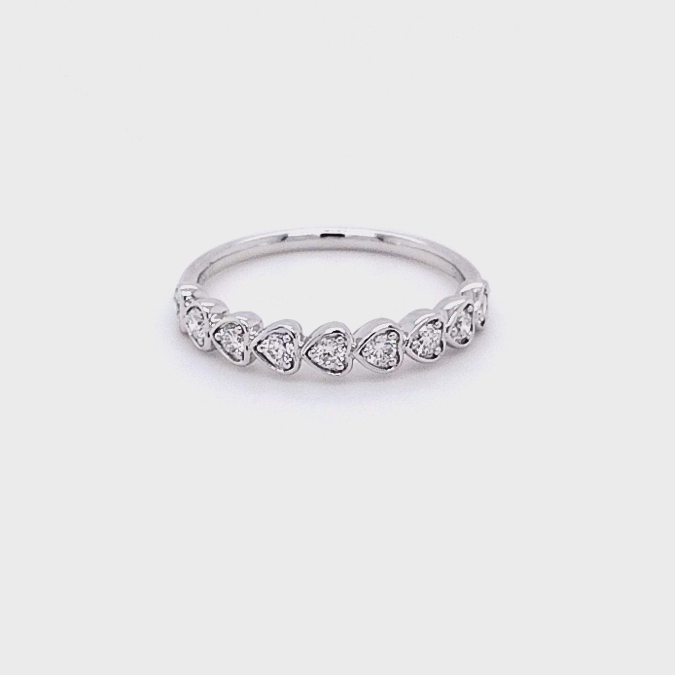 Beloved Hearts Diamond Ring