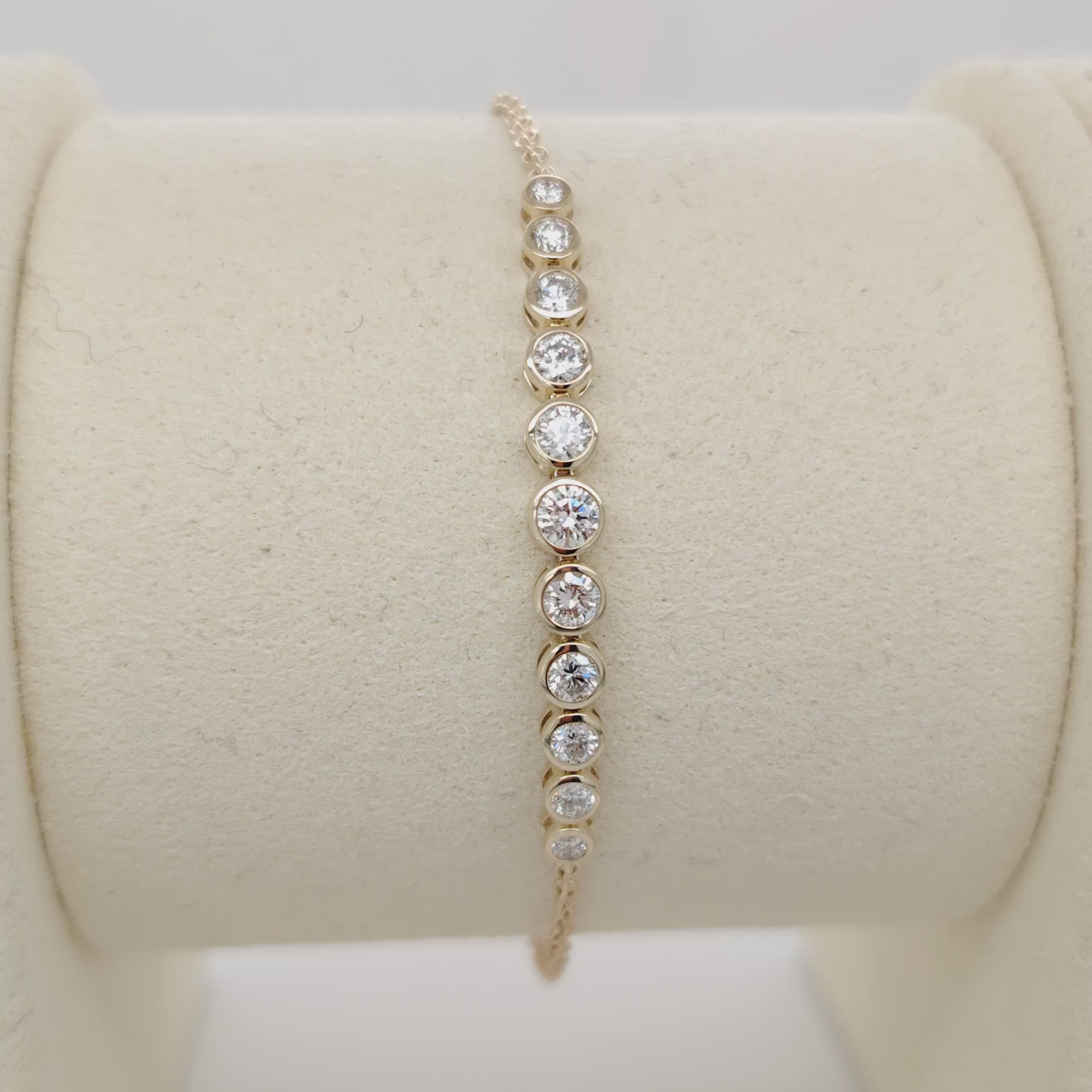 Multi-Bezel Diamond Bracelet