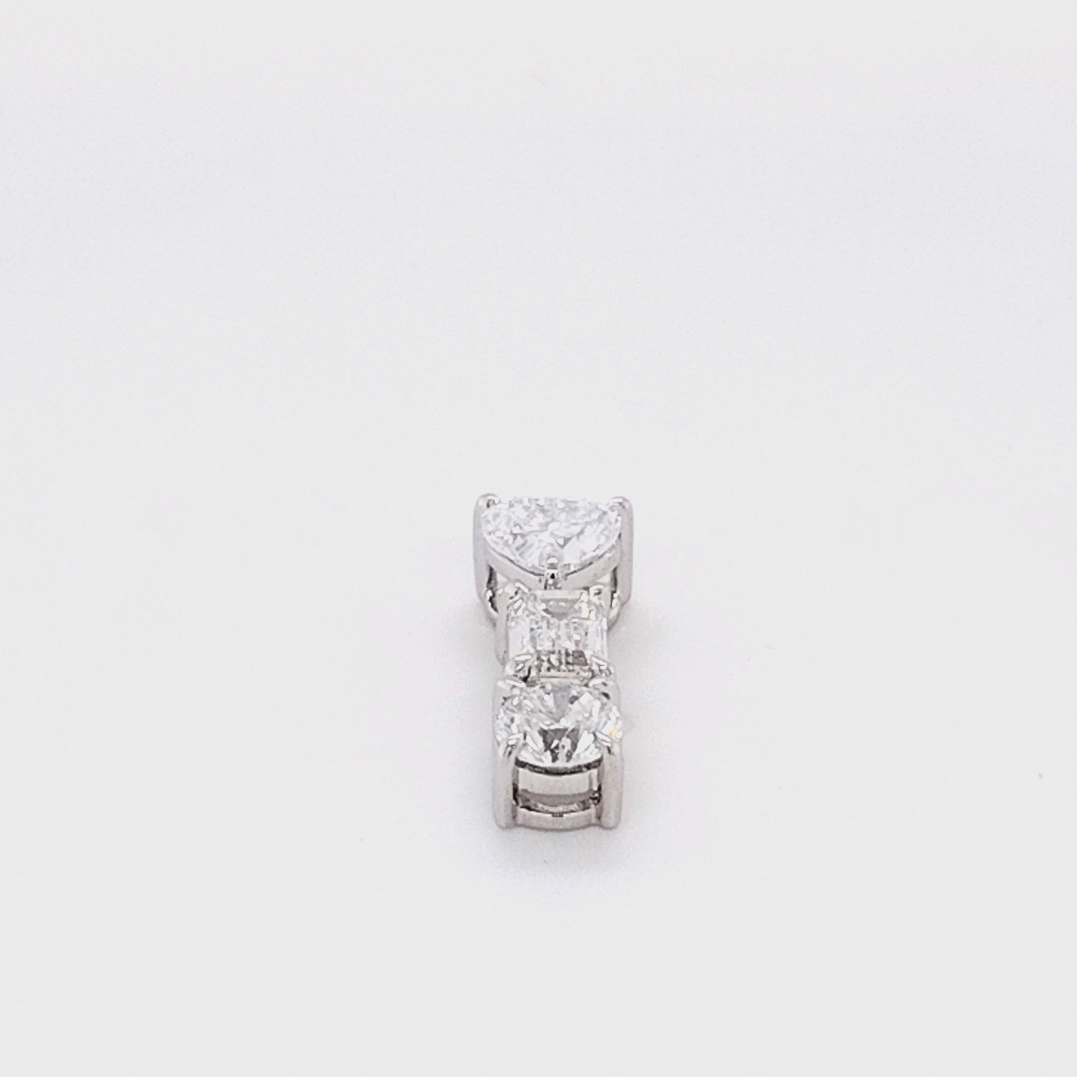Lumière Trio Diamond Pendant