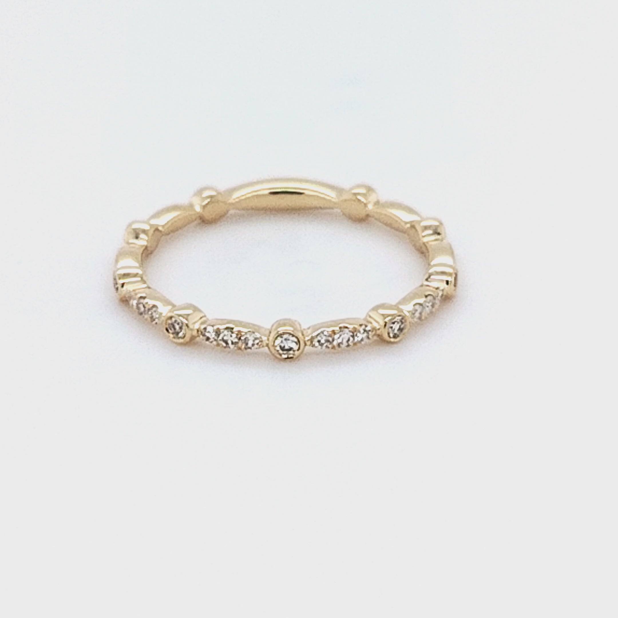 Elegant Bezel Diamond Ring