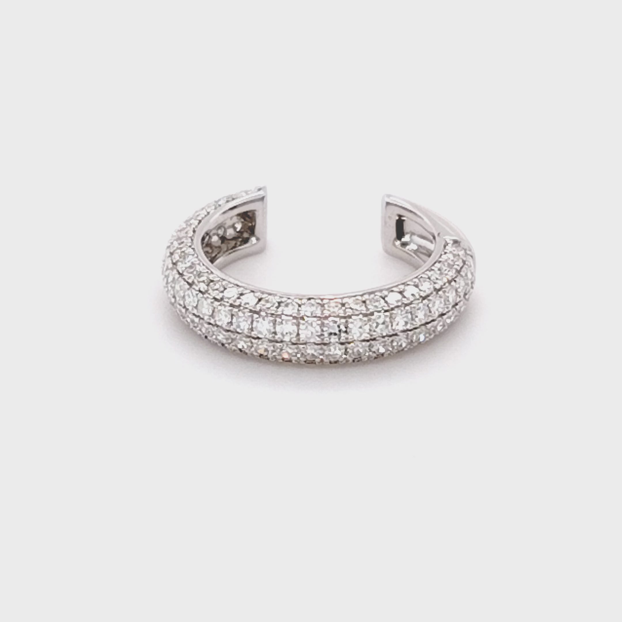 Celestial Pavé Diamond Cuff Earring
