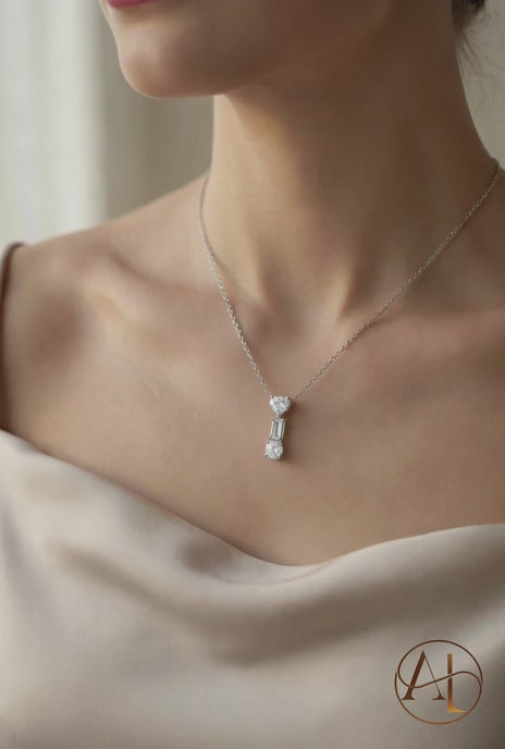 Lumière Trio Diamond Pendant