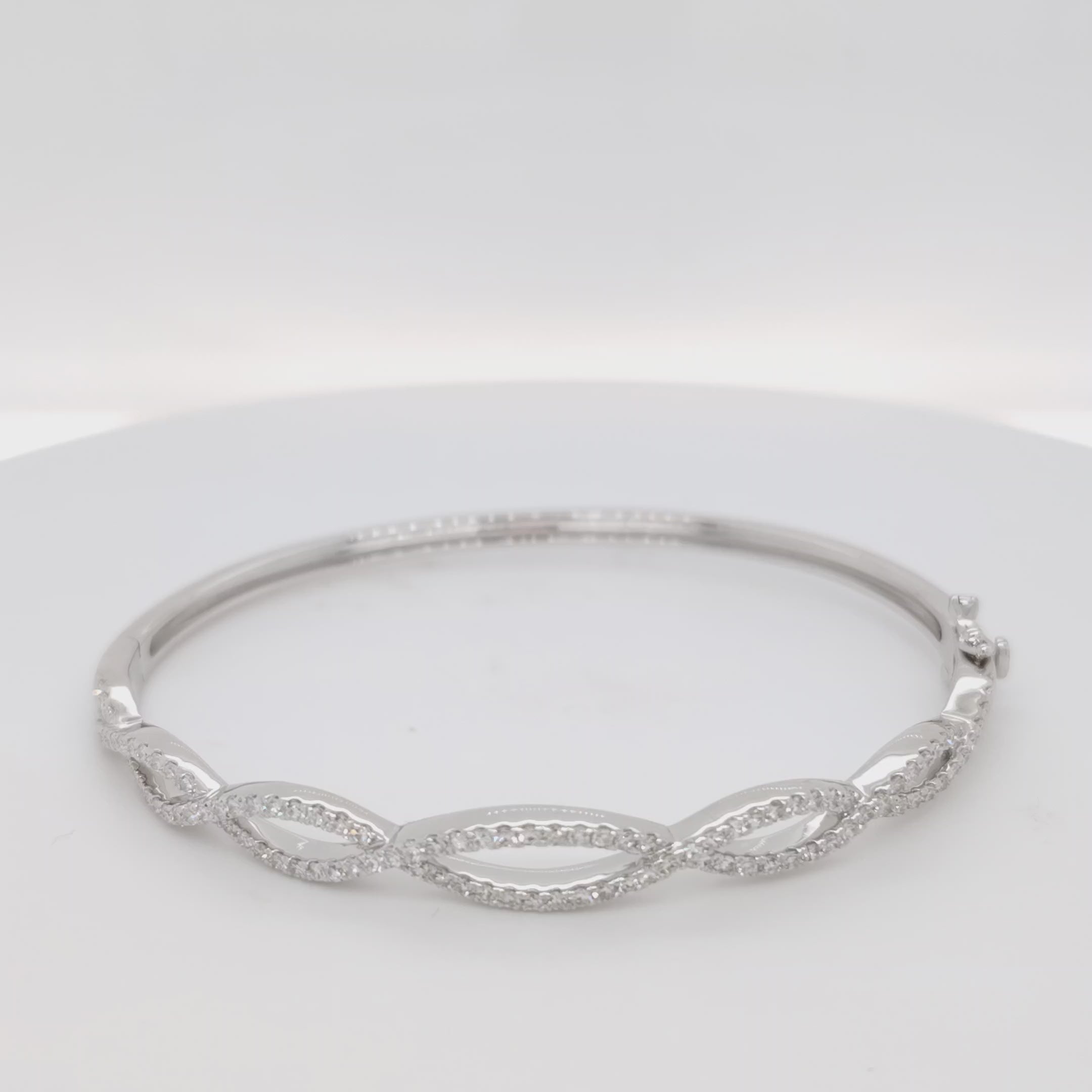 Pavé Diamond Infinity Bracelet