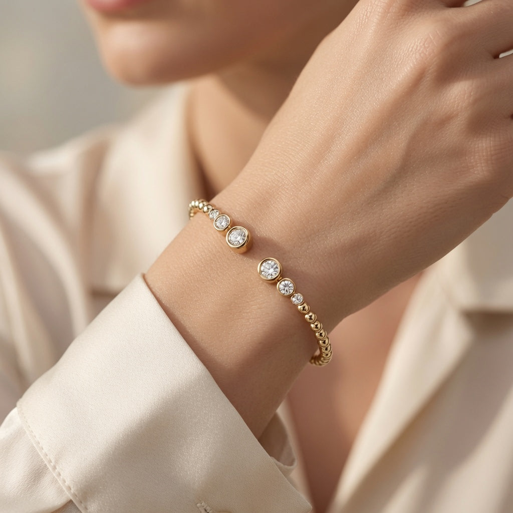 Golden Bead Lumière Bracelet